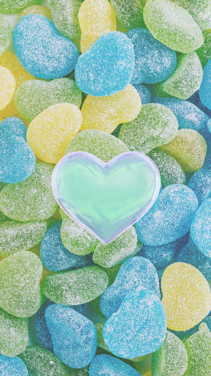 Blue Chewy Candy Image Wallpaper
