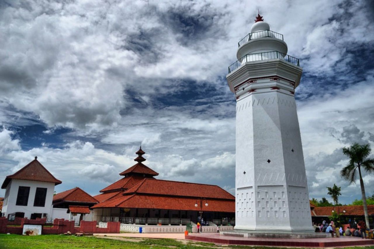 Mesjid Agung Banten, Kota Serang, Banten. Arsitektur, Arsitektur masjid, Arsitektur budaya