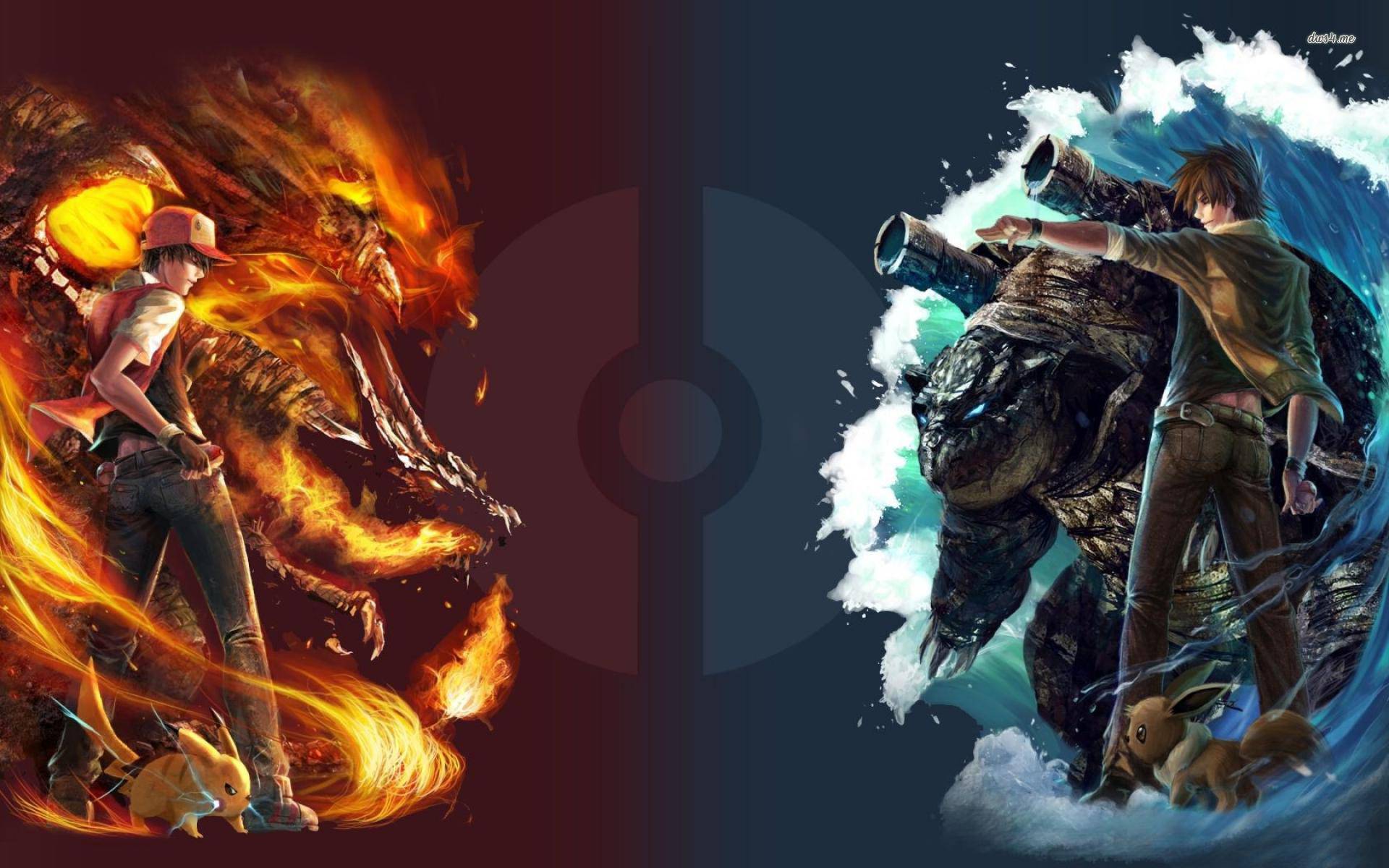 Free download red vs blue Pokemon Wallpaper [1920x1200] for your Desktop, Mobile & Tablet. Explore Red Vs Blue Wallpaper. Red Vs Blue Wallpaper, Red vs Blue Caboose Wallpaper, Red
