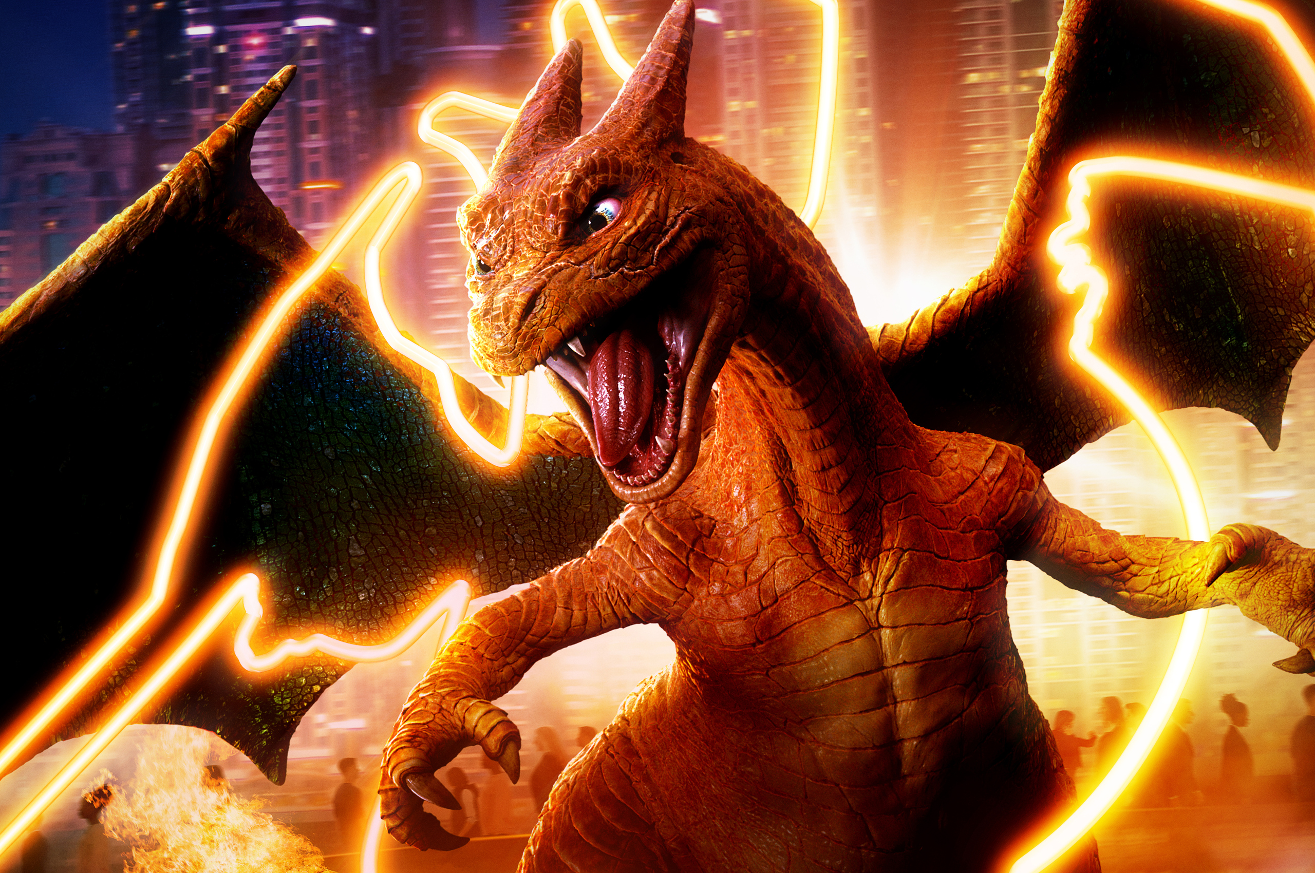 Detective Pikachu Char Charizard 5k Chromebook Pixel HD 4k Wallpaper, Image, Background, Photo and Picture