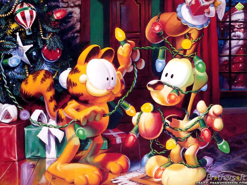 Garfield Christmas. Garfield wallpaper, Garfield christmas, Christmas wallpaper