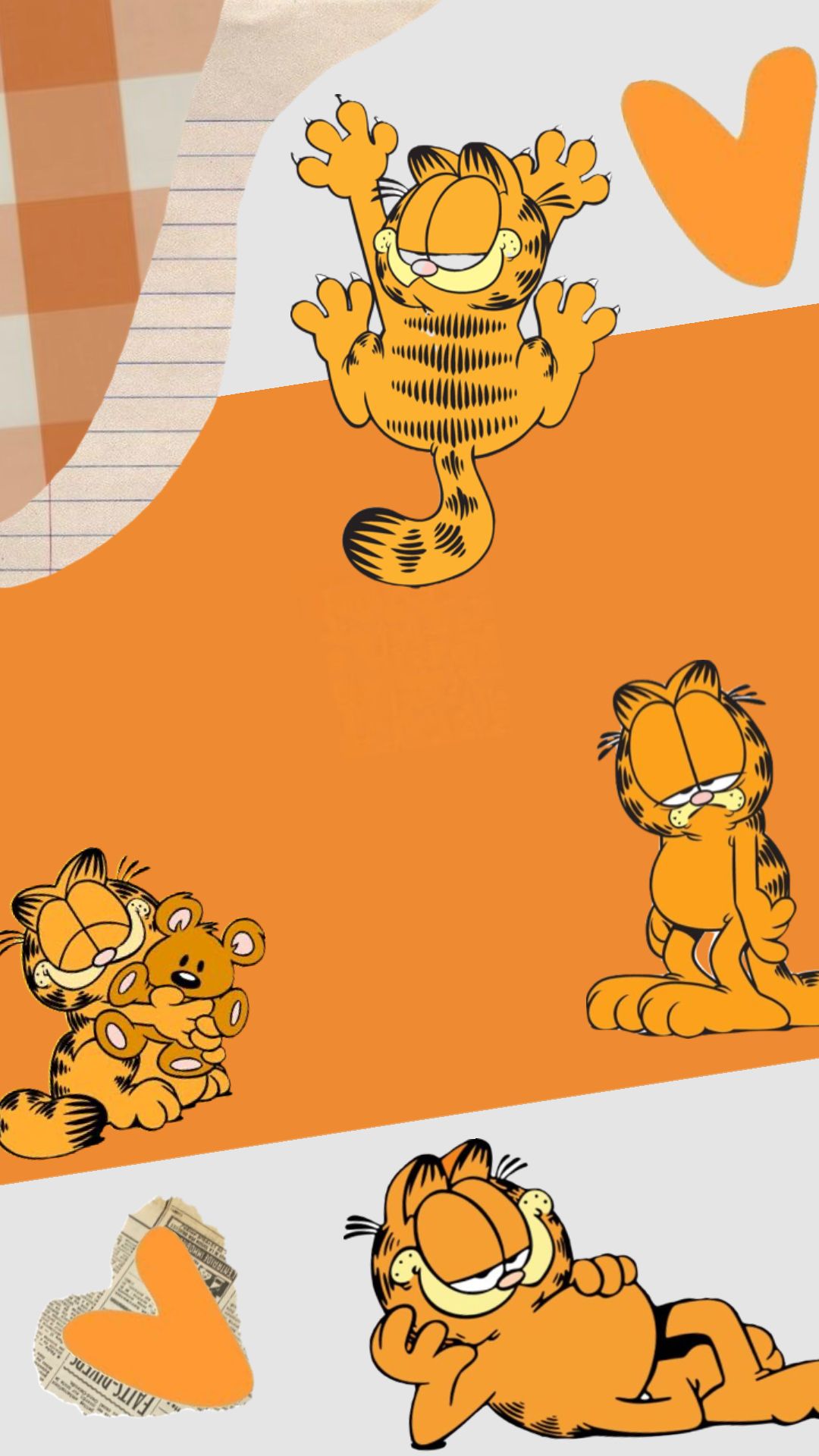 Garfield wallpaper, Cute cartoon wallpaper, Stitch cartoon