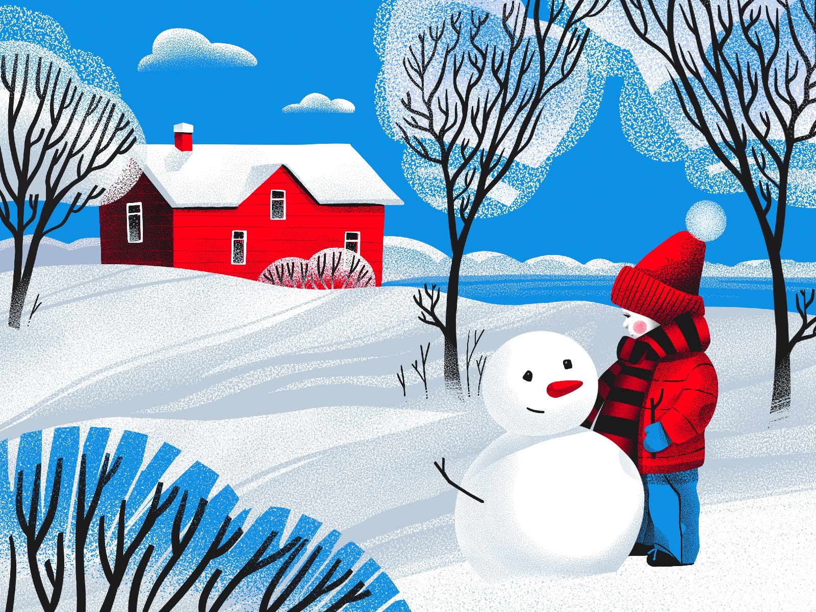 White Christmas in Digital Art: Collection of Merry Christmas Image