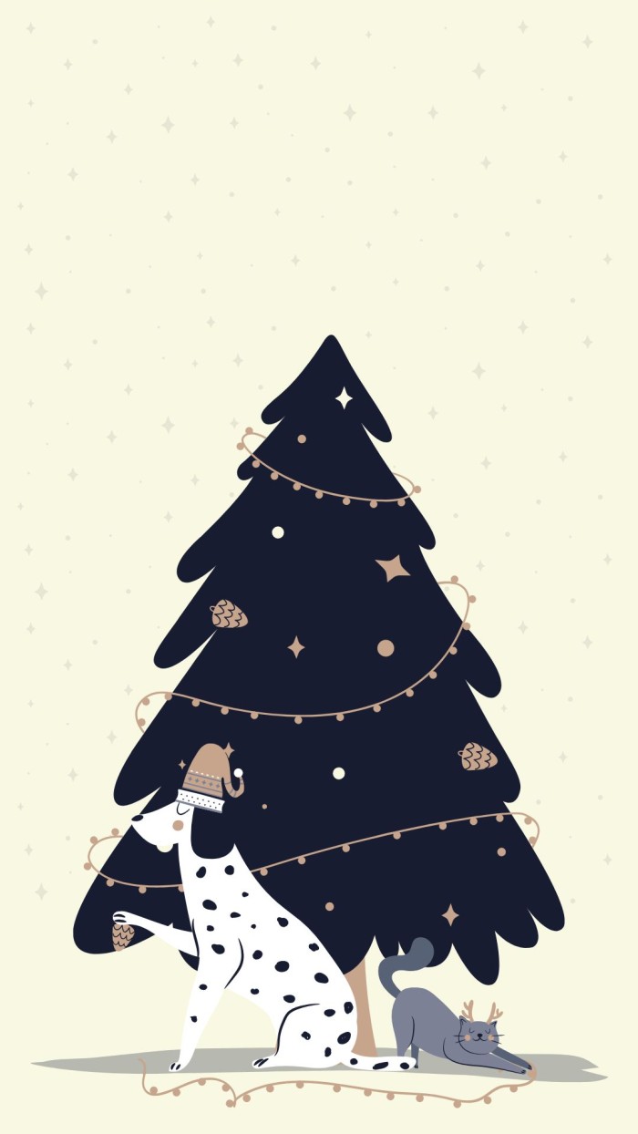Free Cute Christmas Mobile Wallpaper