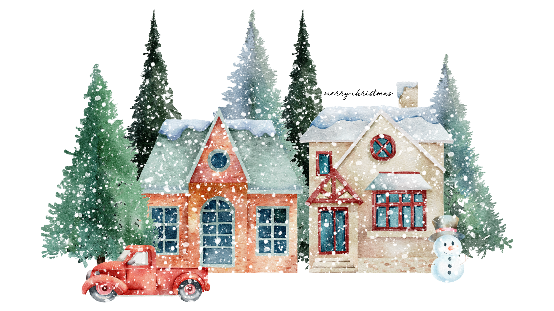 Cute Christmas Wallpaper Aesthetic Background for Desktop (FREE DOWNLOAD)