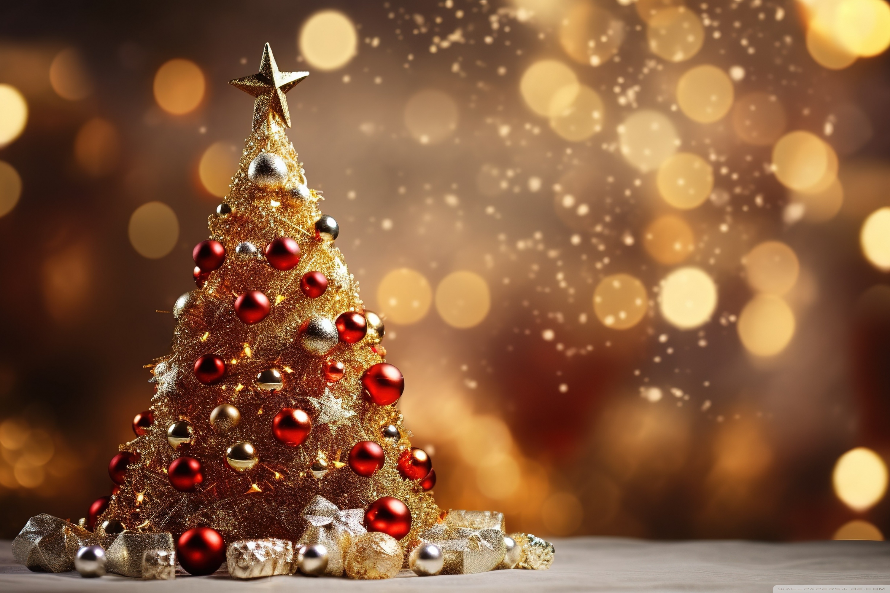 Merry Christmas and Happy New Year 2024 Ultra HD Desktop Background Wallpaper for: Widescreen & UltraWide Desktop & Laptop, Multi Display, Dual Monitor, Tablet