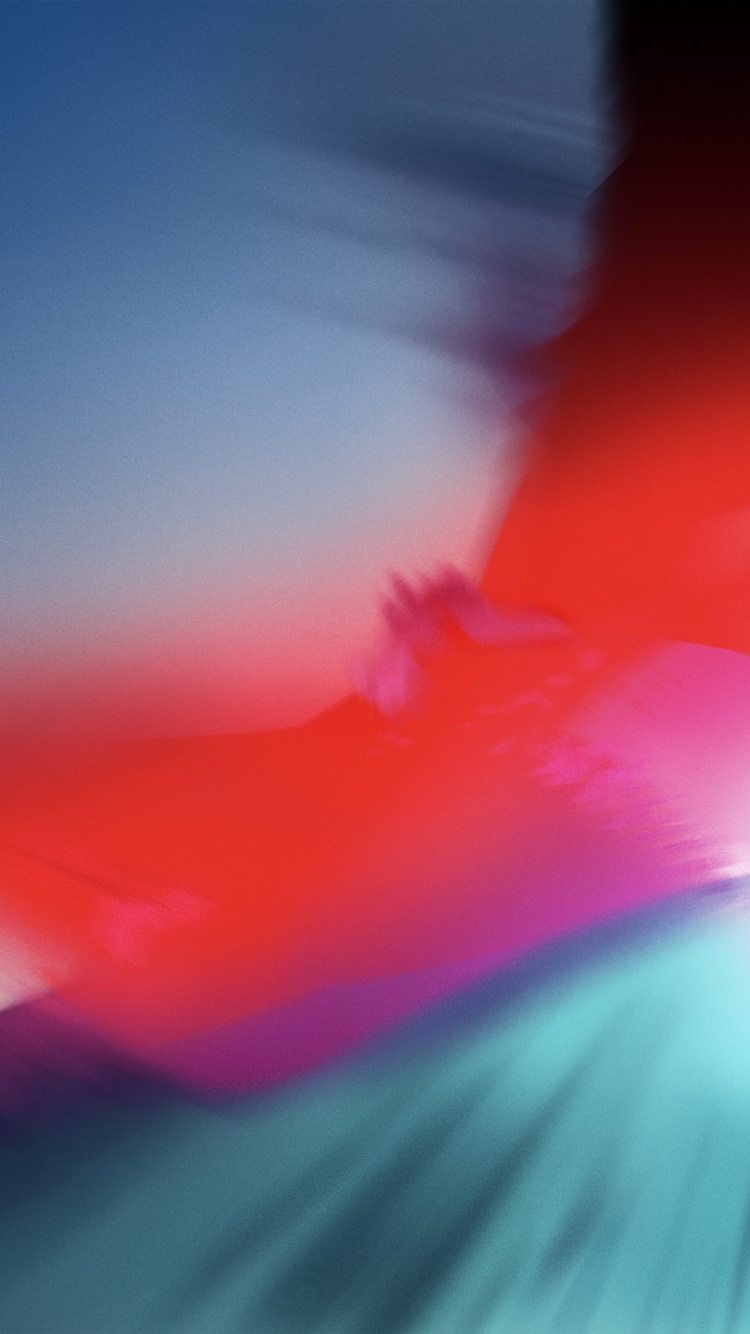 iOS 12 Wallpaper 4K, Stock, Gradient background, iPad