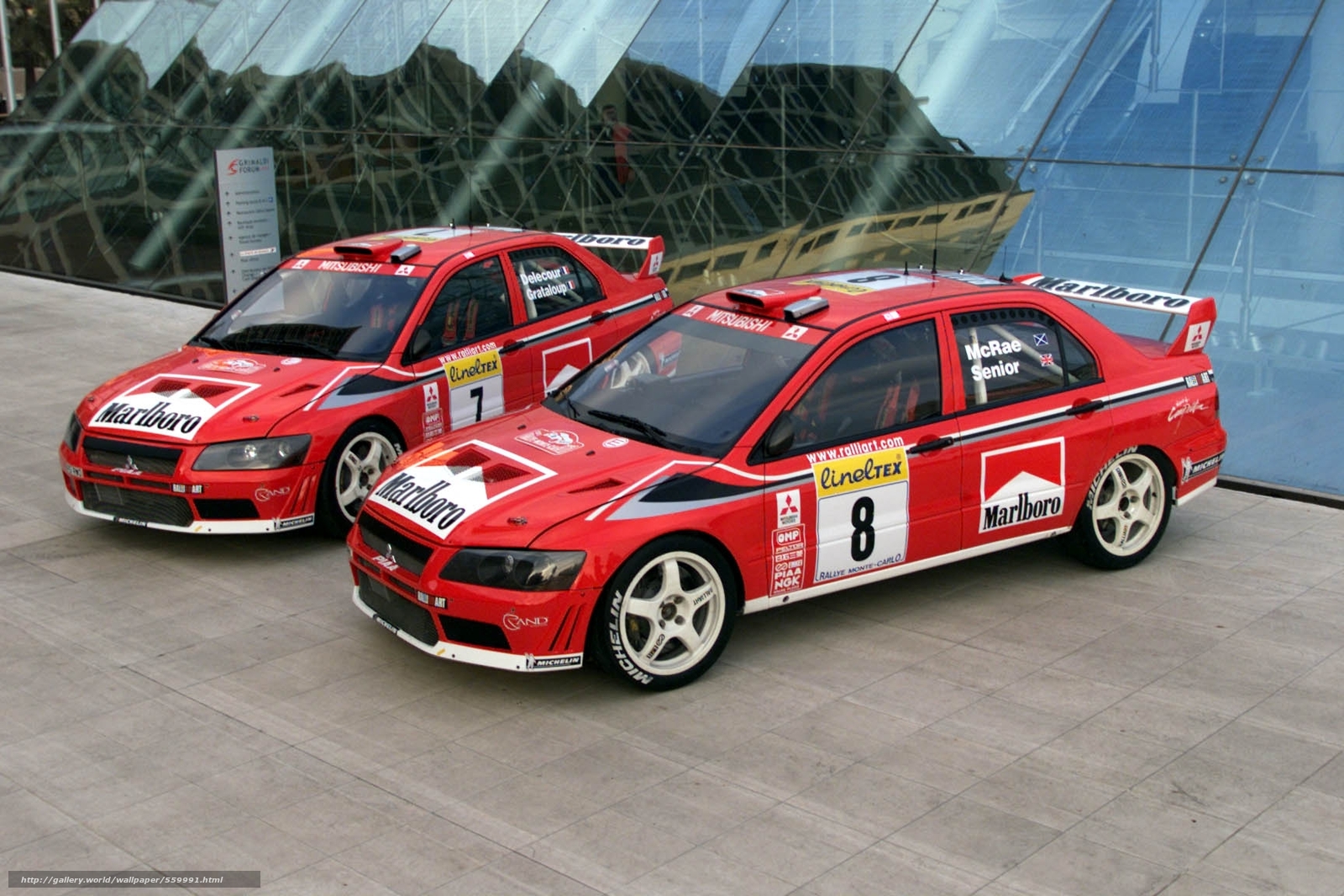 Download wallpaper WRC, mitsubishi lancer, 2002 free desktop wallpaper in the resolution 1728x1152