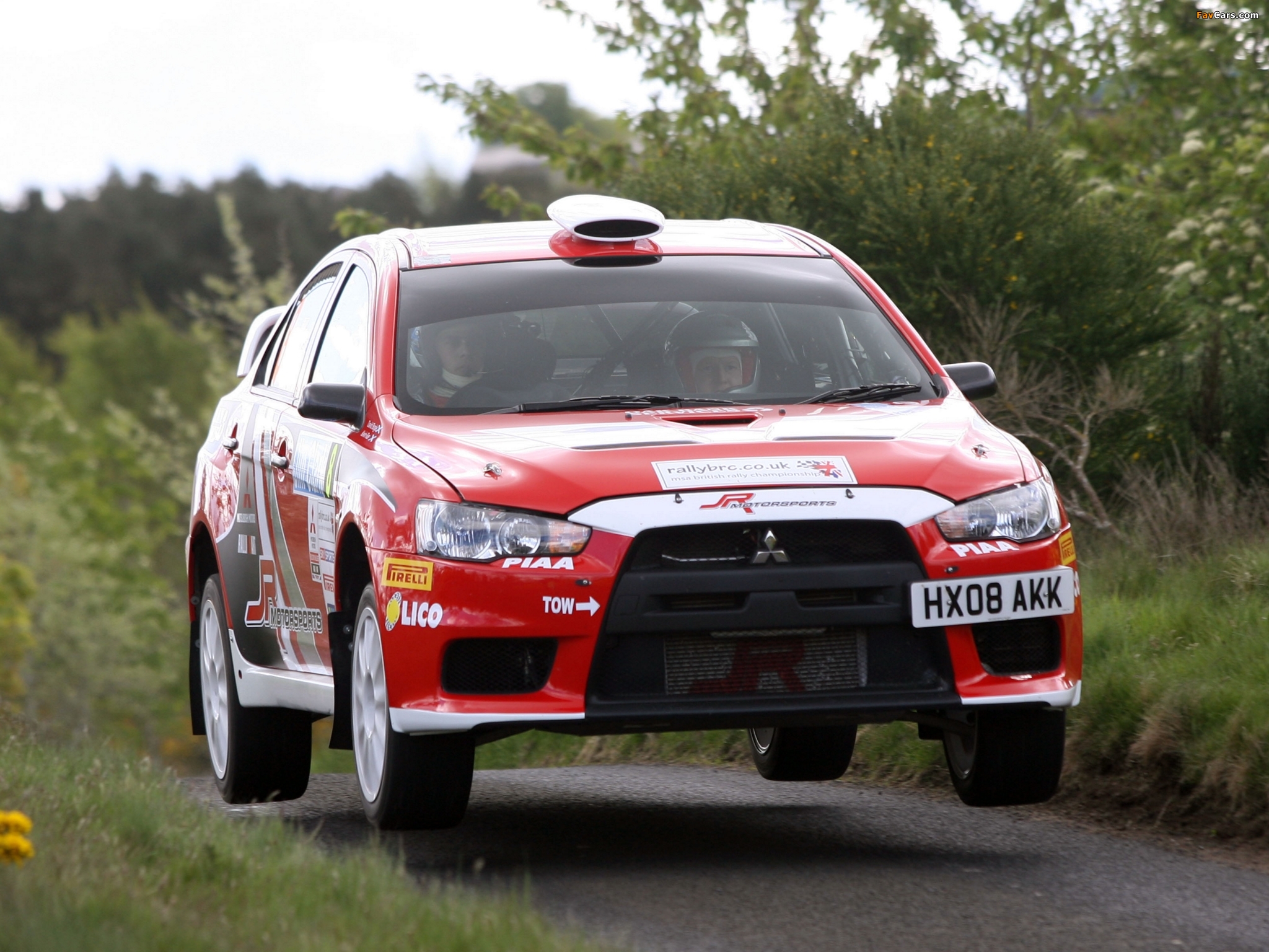 Mitsubishi Lancer Evolution X Race Car 2008 wallpaper (2048x1536)