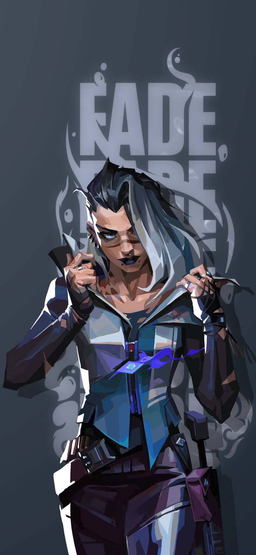 Download Fade And Her Terror Trail Valorant iPhone Wallpaper