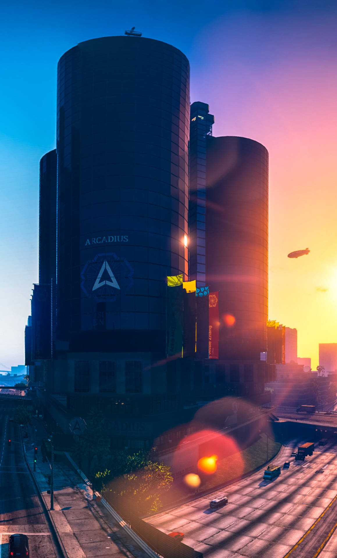 Download Explore the Wide, Open World of GTA 5 on Your iPhone Wallpaper