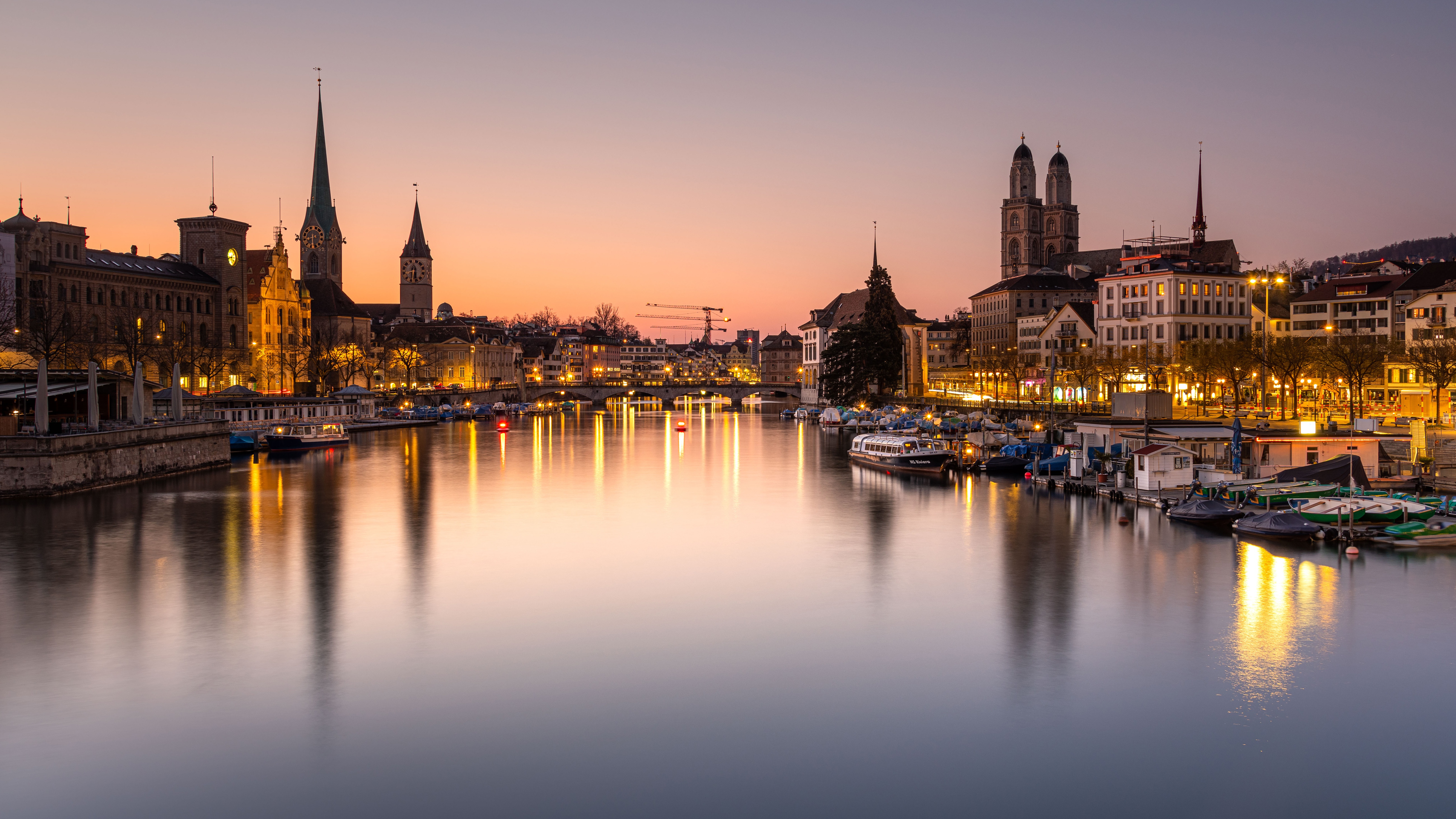 Man Made Zurich 4k Ultra HD Wallpaper