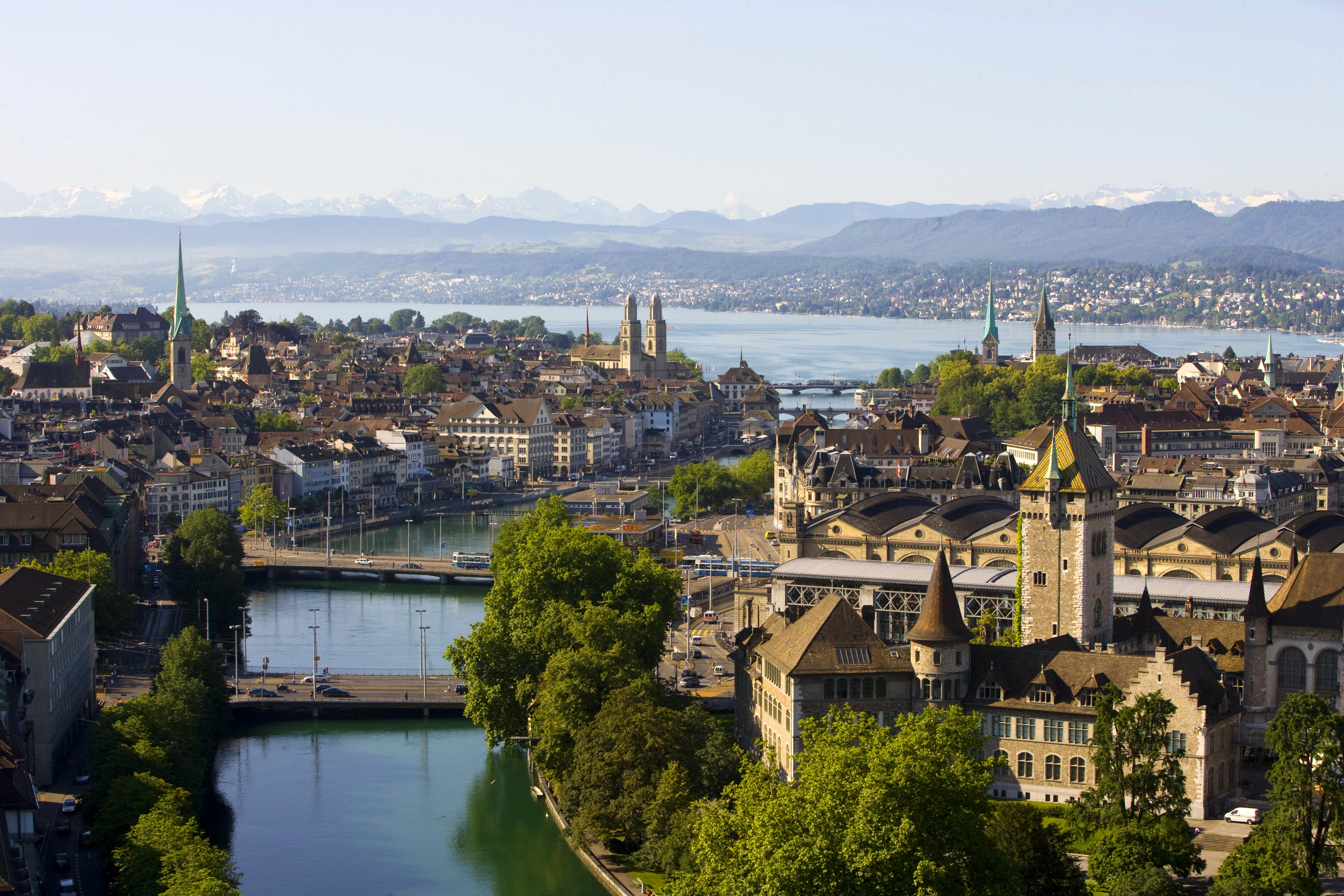 Man Made Zurich 4k Ultra HD Wallpaper