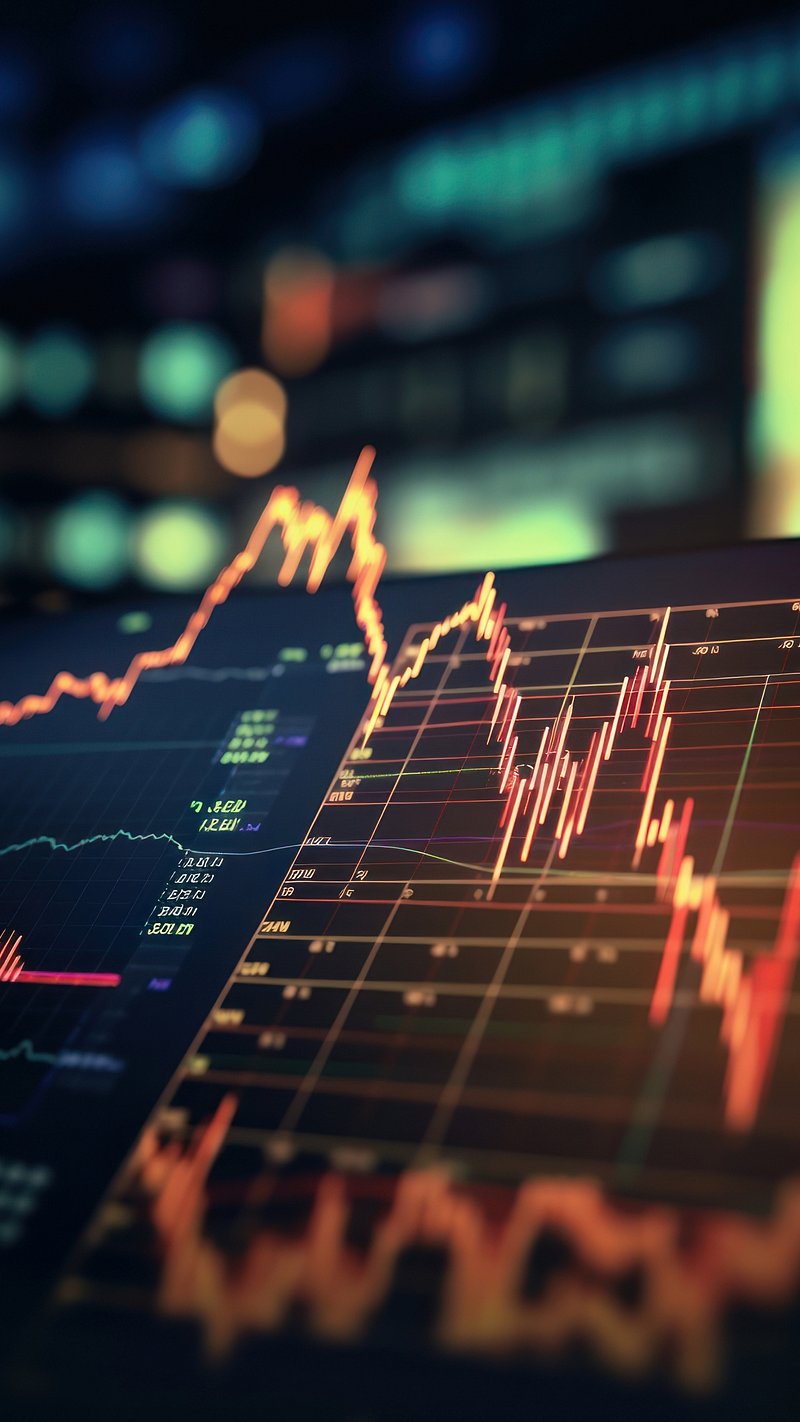 Candlestick Trading Image Wallpaper