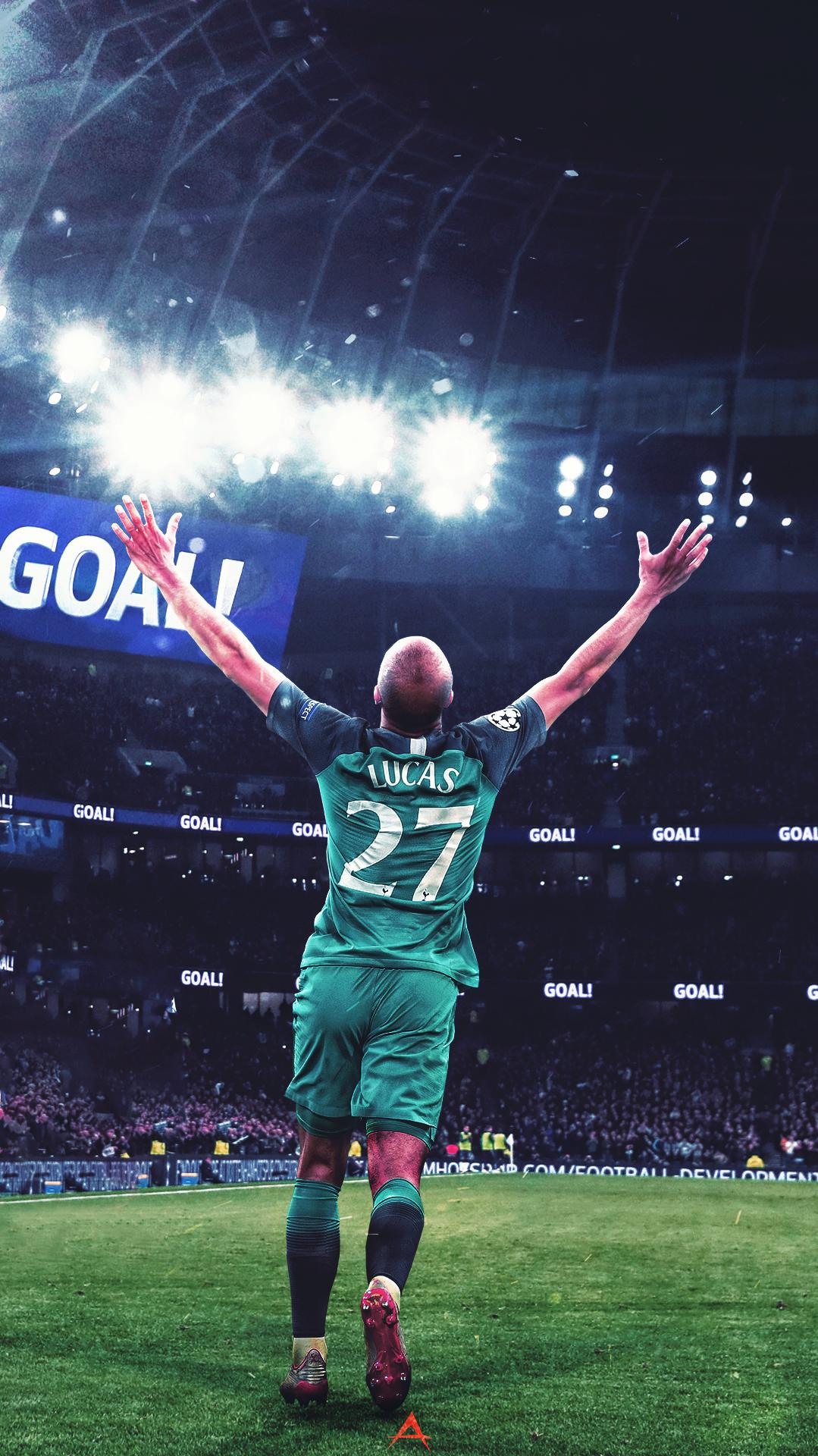 Adik1910 mobile wallpaper with #Lucas #Tottenham #Spurs #FootballDesign