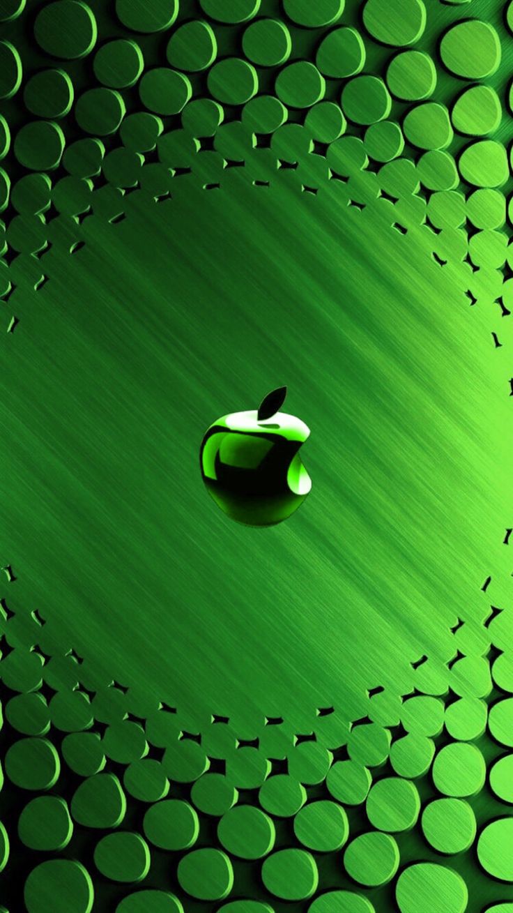 Metallic Green Apple Wallpaper Background. Apple wallpaper, Apple logo wallpaper iphone, Apple wallpaper iphone