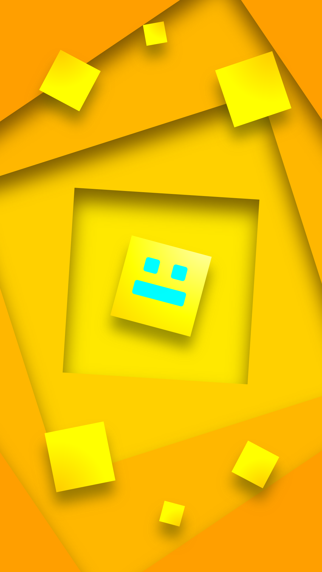 I made some GD wallpaper that you guys can use! I doubt anyone's actually gonna use the Absolute Garbage one but its also pretty funny if people do end up using it