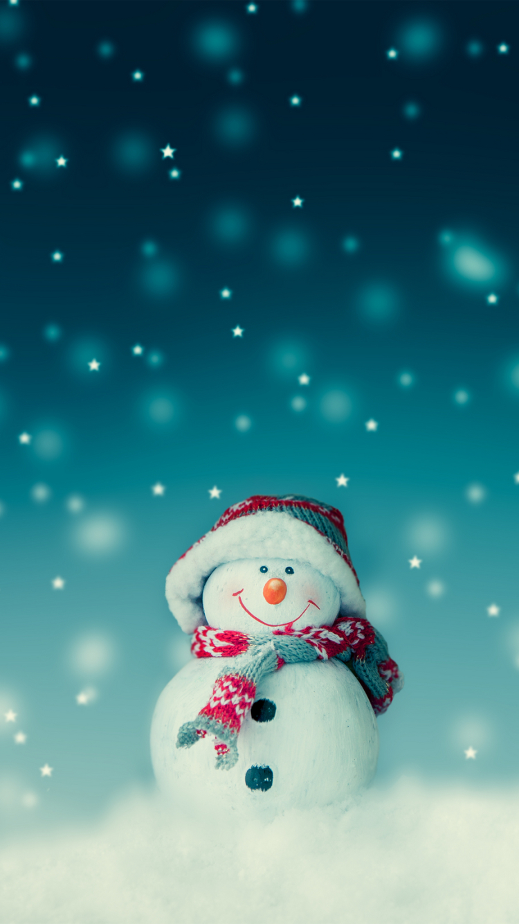 Snowman Phone Wallpaper