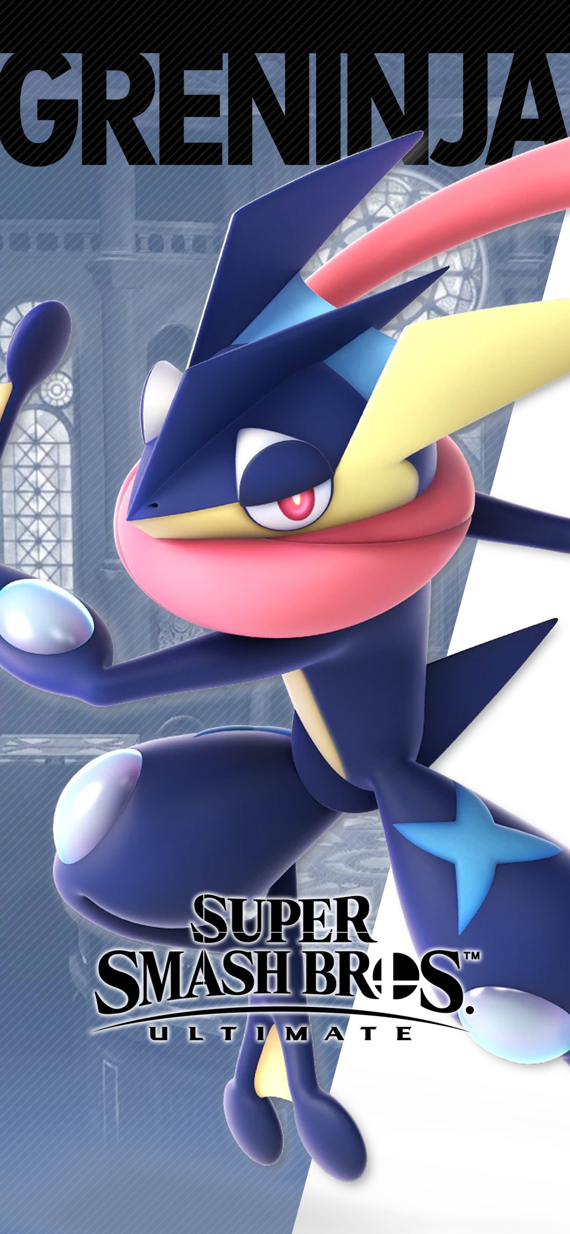 Super Smash Bros Ultimate Greninja Wallpaper with Monocle