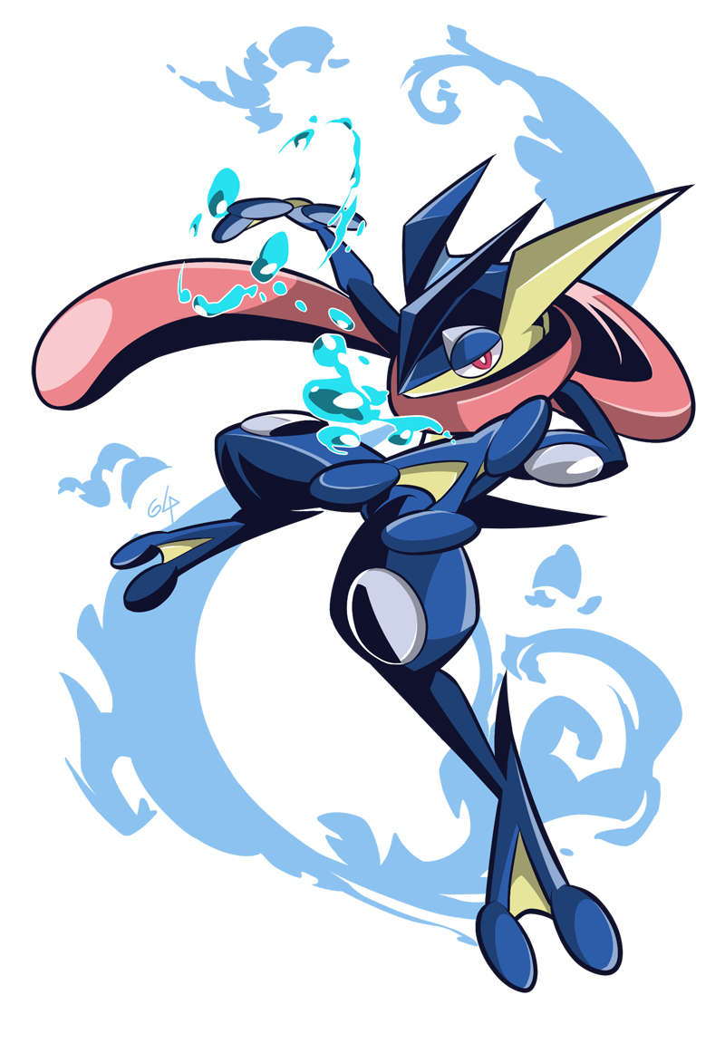 Glauco Silva '' Commissions Open '' Greninja ^^ #Glaucosilva #commission #greninja #pokemon