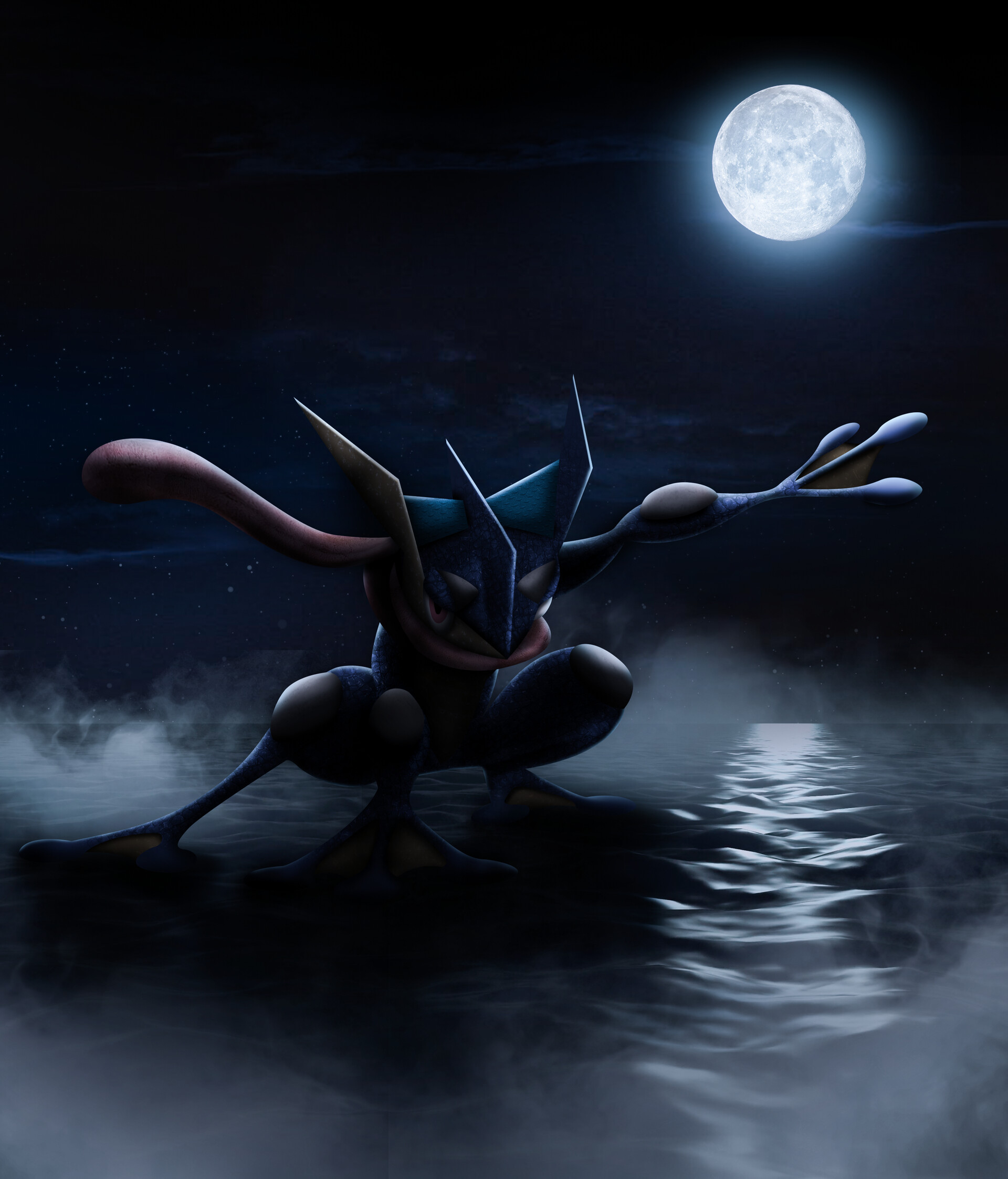 Greninja the sneaky pokemon