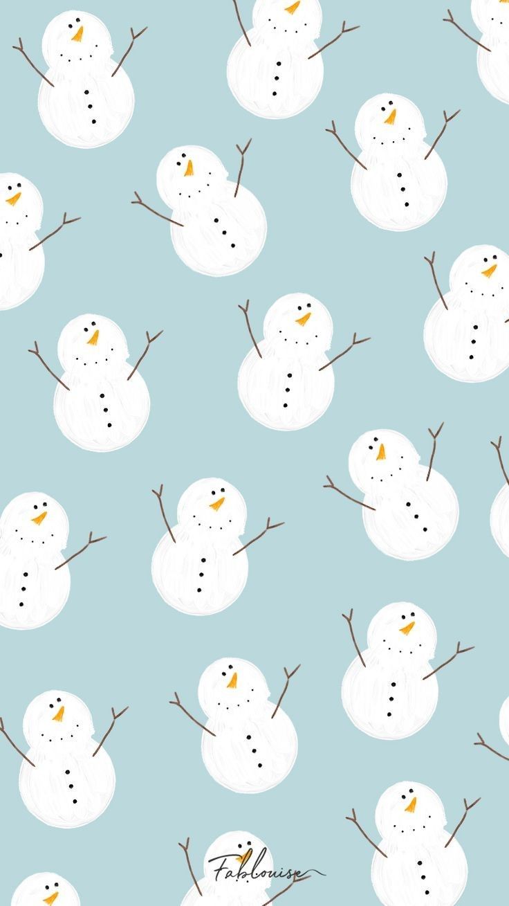 Snow man wallpaper. Wallpaper iphone christmas, Christmas phone wallpaper, Christmas wallpaper background