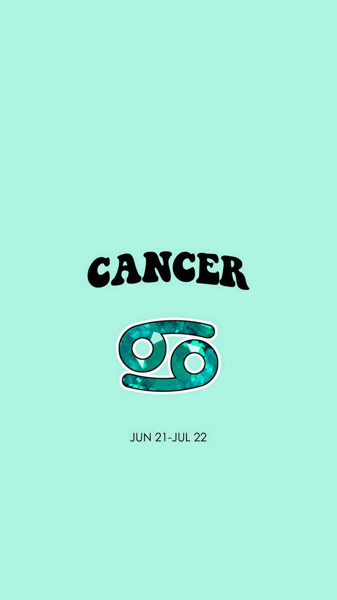 Download Cute Cancer Zodiac Sign Birthdate Wallpaper
