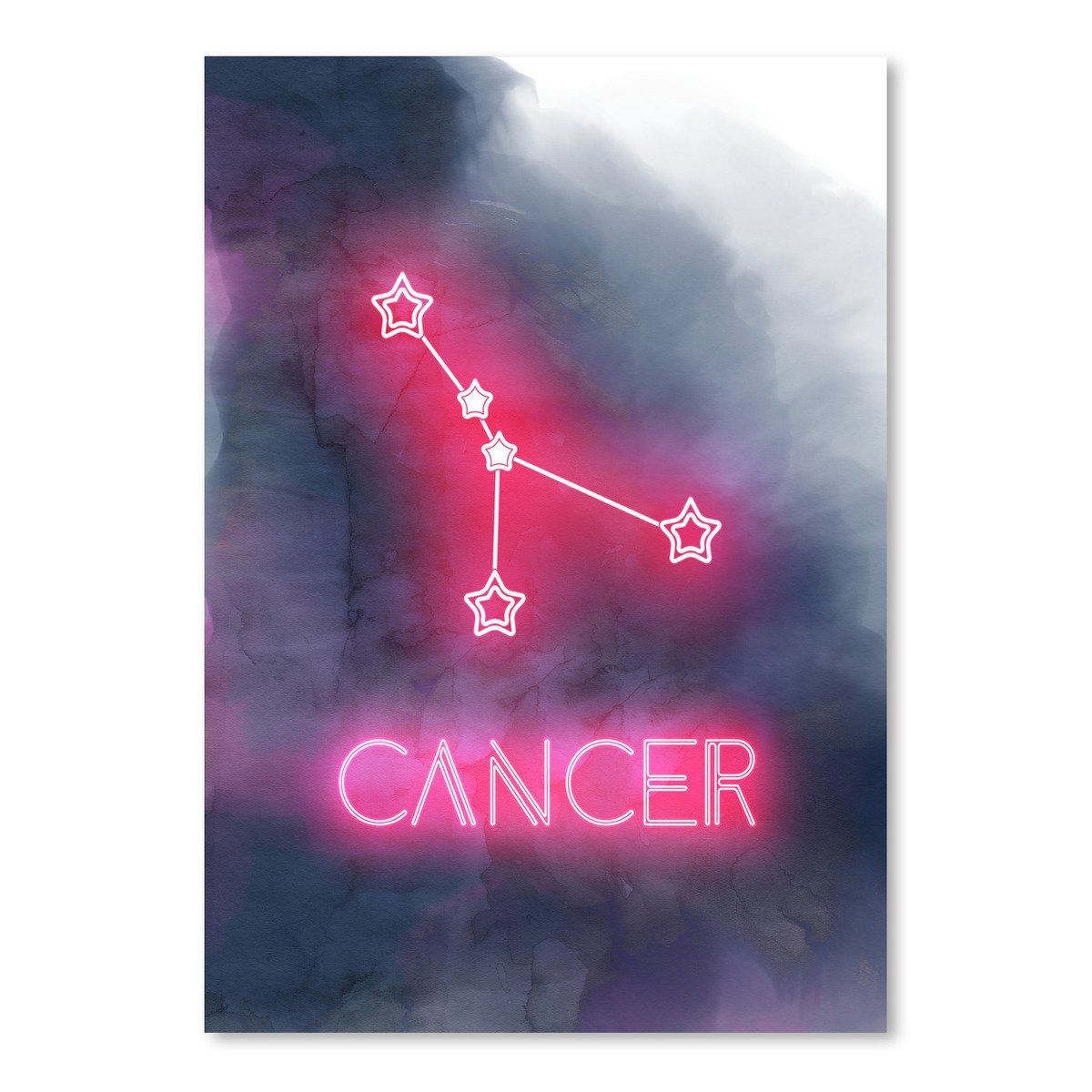 Art Print Wall Art Cancer Zodiac Emanuela Carratoni