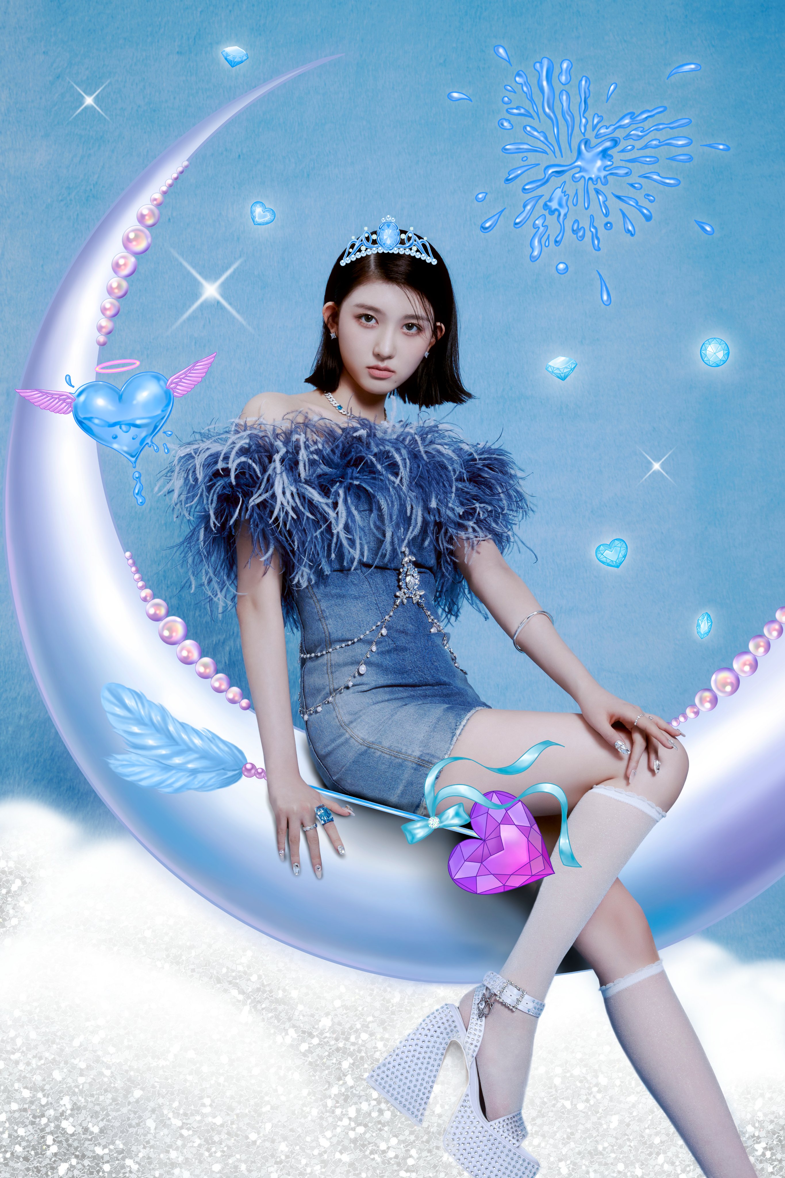 IVE 2nd Single Album: LOVE DIVE (Concept Photo Set 2 & Leeseo)
