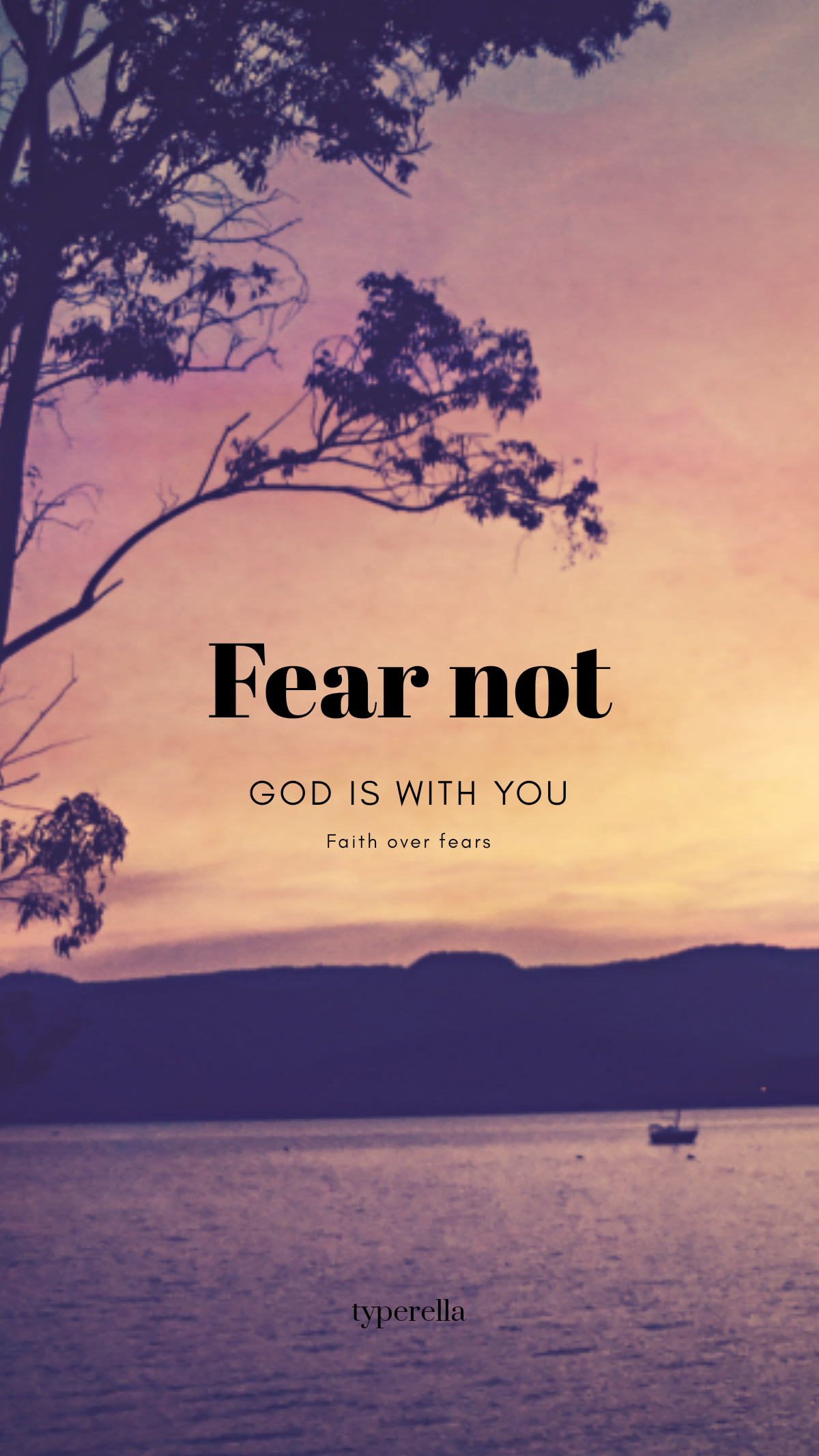 Fear not god is with you Wallpaper Download