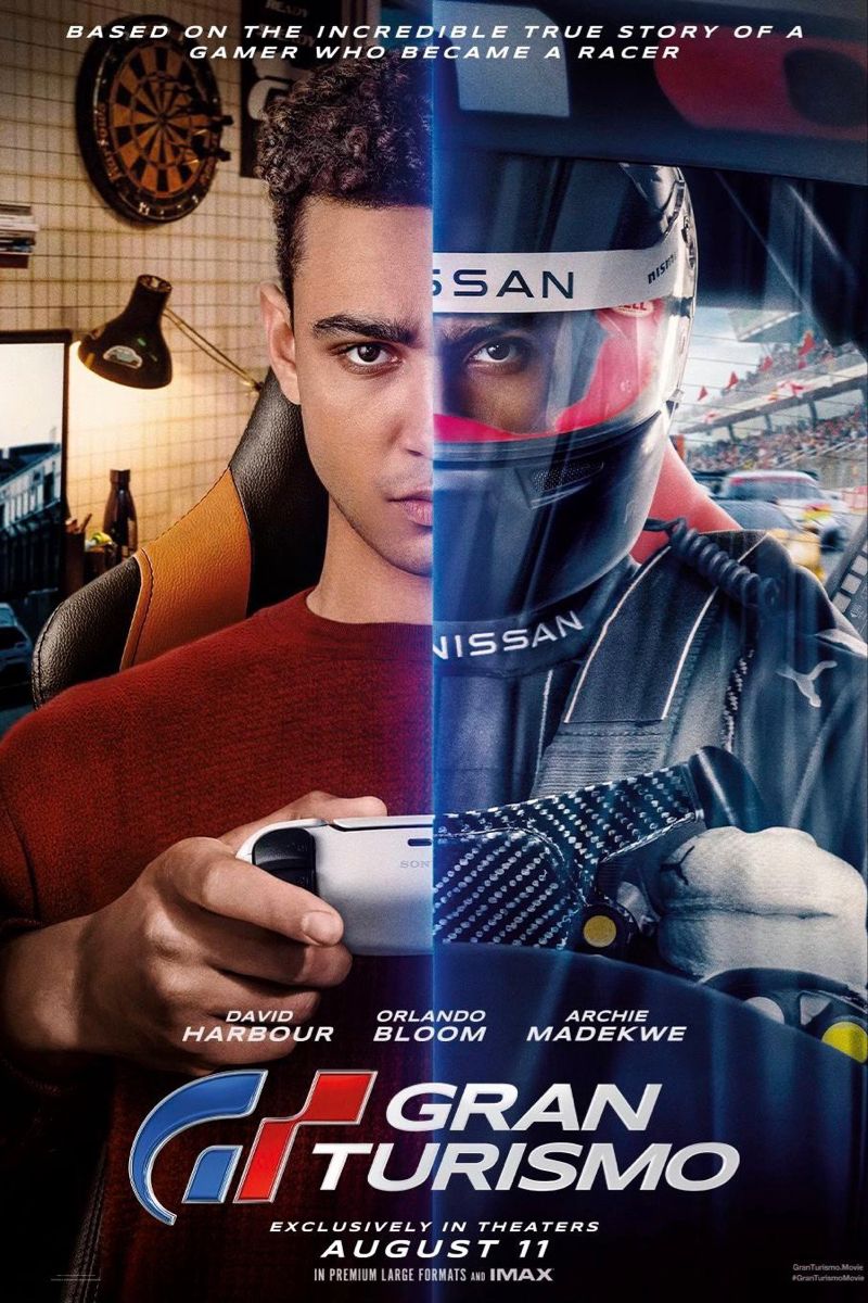 Gran Turismo Poster 25.08.23. New movie posters, True stories, The incredible true story