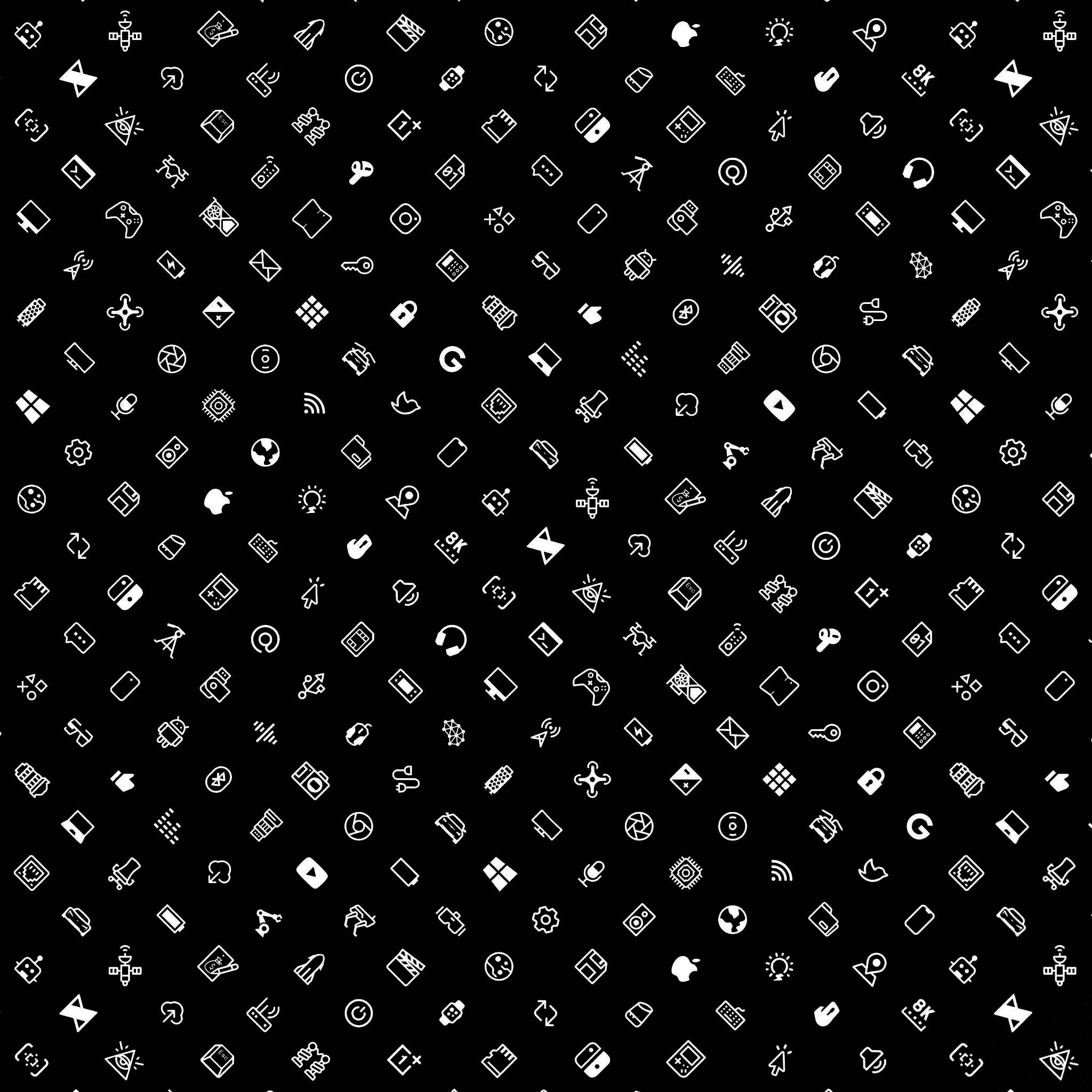 My attempt at the mkbhd icons silicon wallpaper