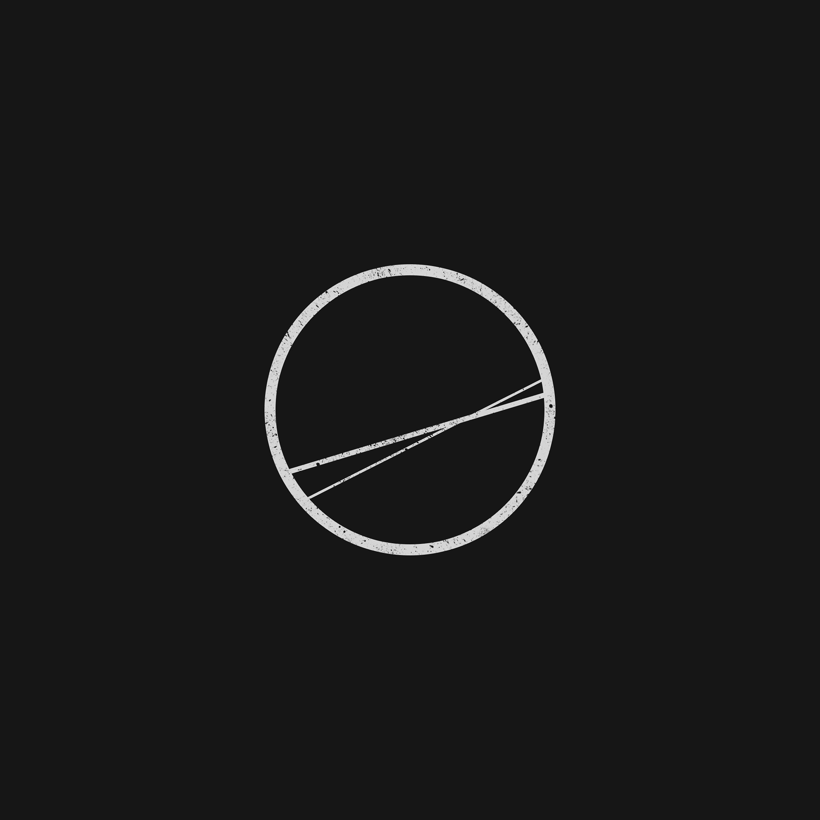 Minimal Simple Circle Art Illustration Dark Wallpaper