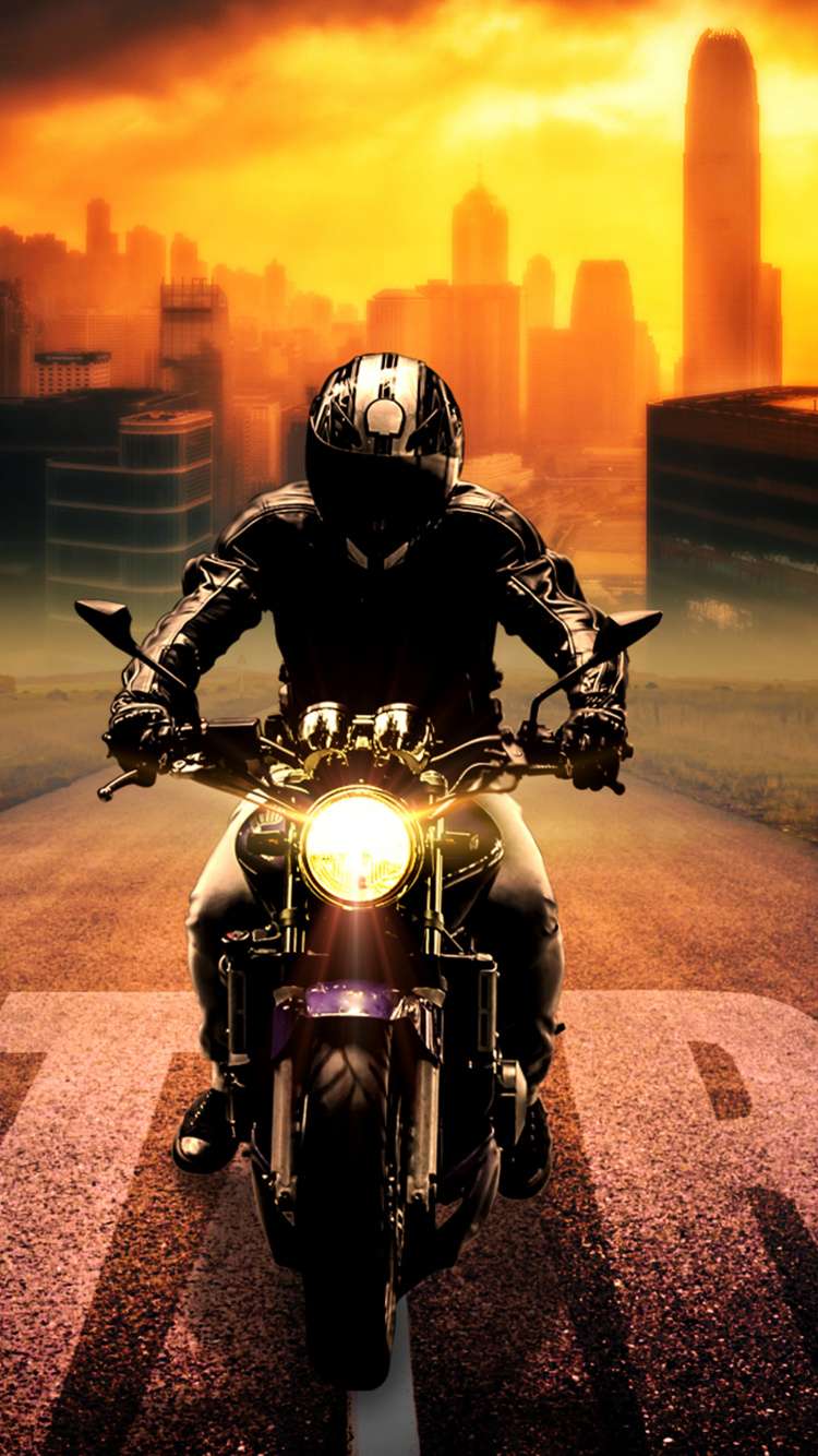wallpaper iphone motorbike