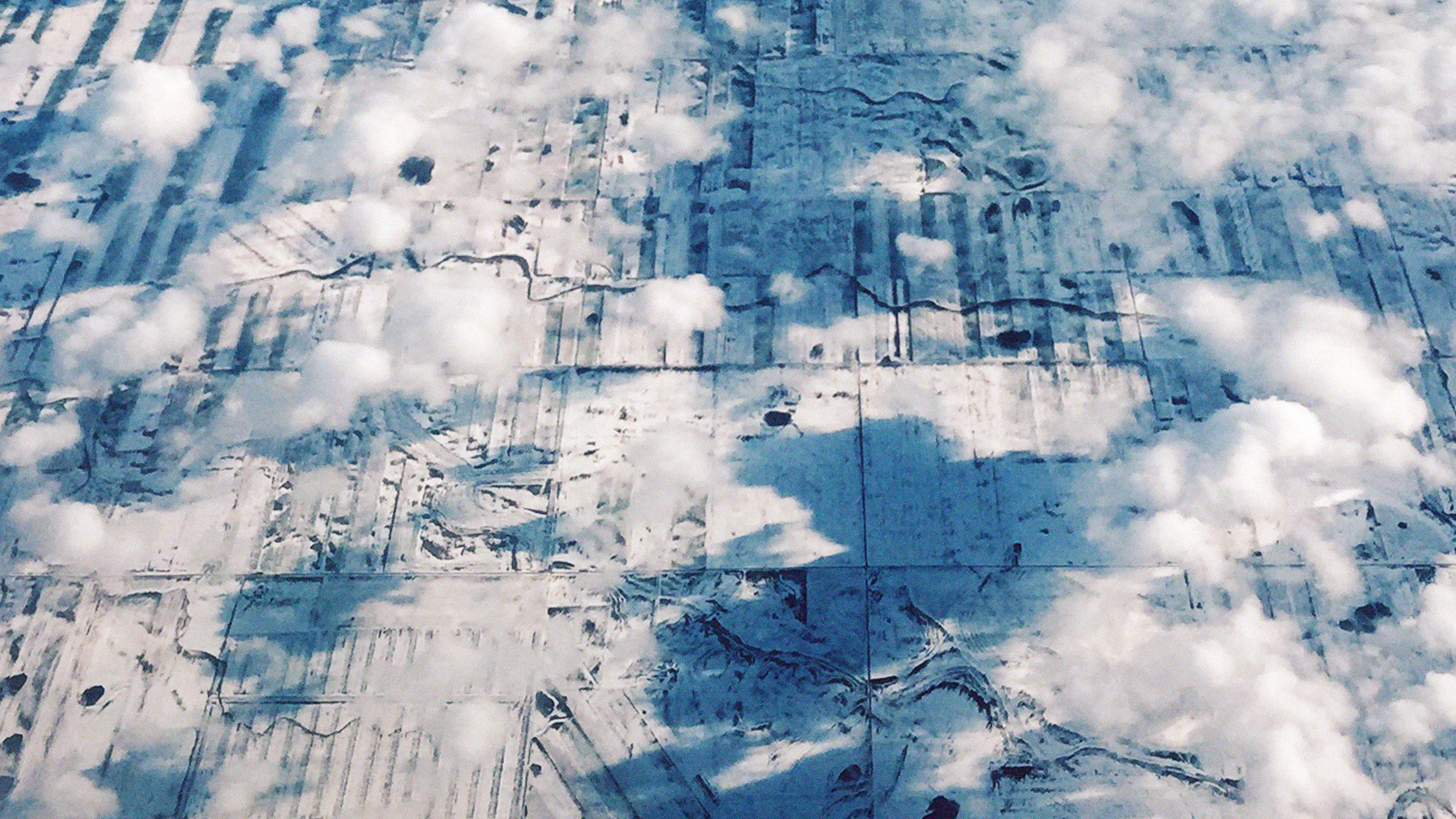 wallpaper for desktop, laptop. earth view sky land cloud snow fly blue