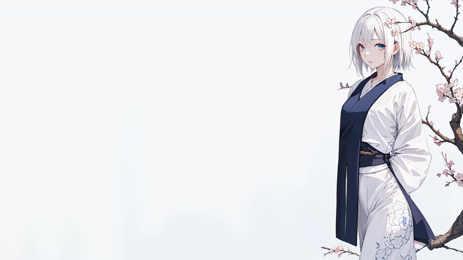 Anime Girl Cherry Blossom Live Wallpaper