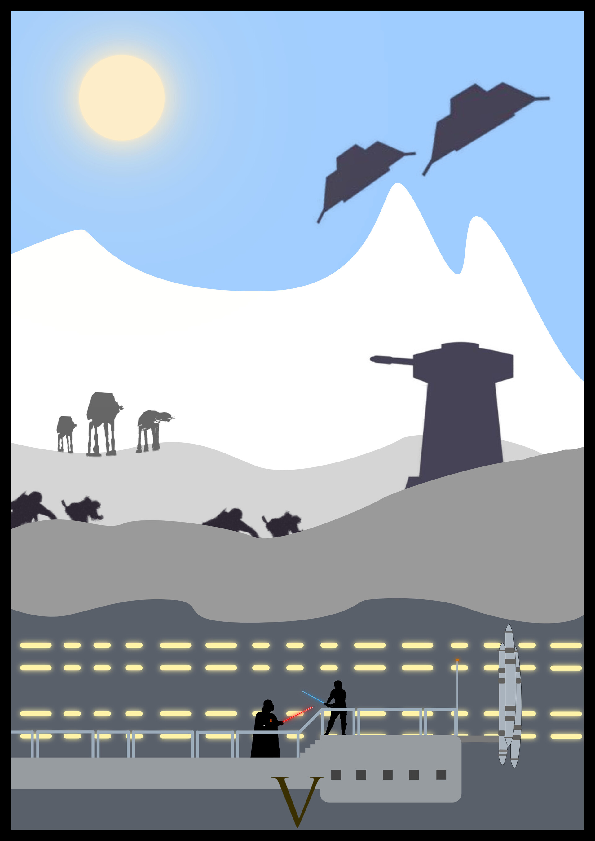 Star Wars Episode 5 custom poster