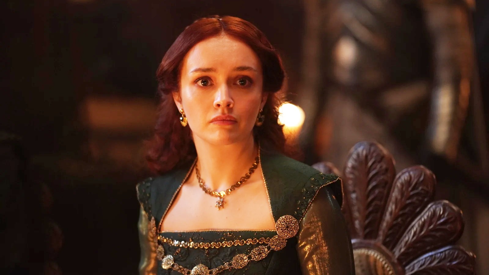 See House Of The Dragon's Olivia Cooke In Red Lingerie