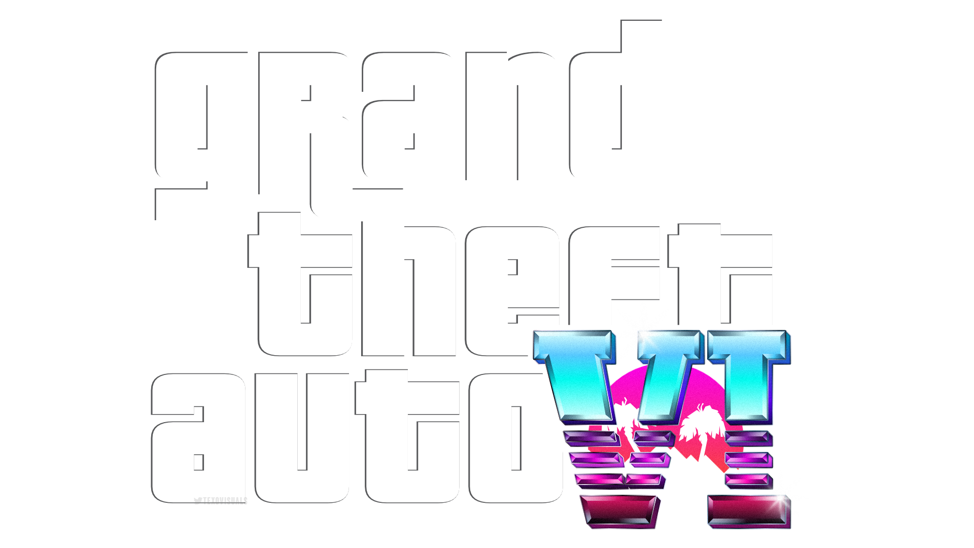 Fanmade GTA 6 logo