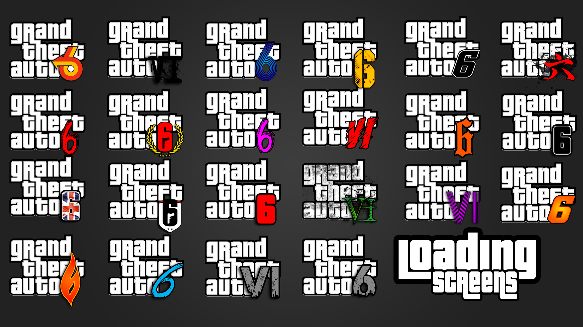 GTA VI Logo & Loading Screens