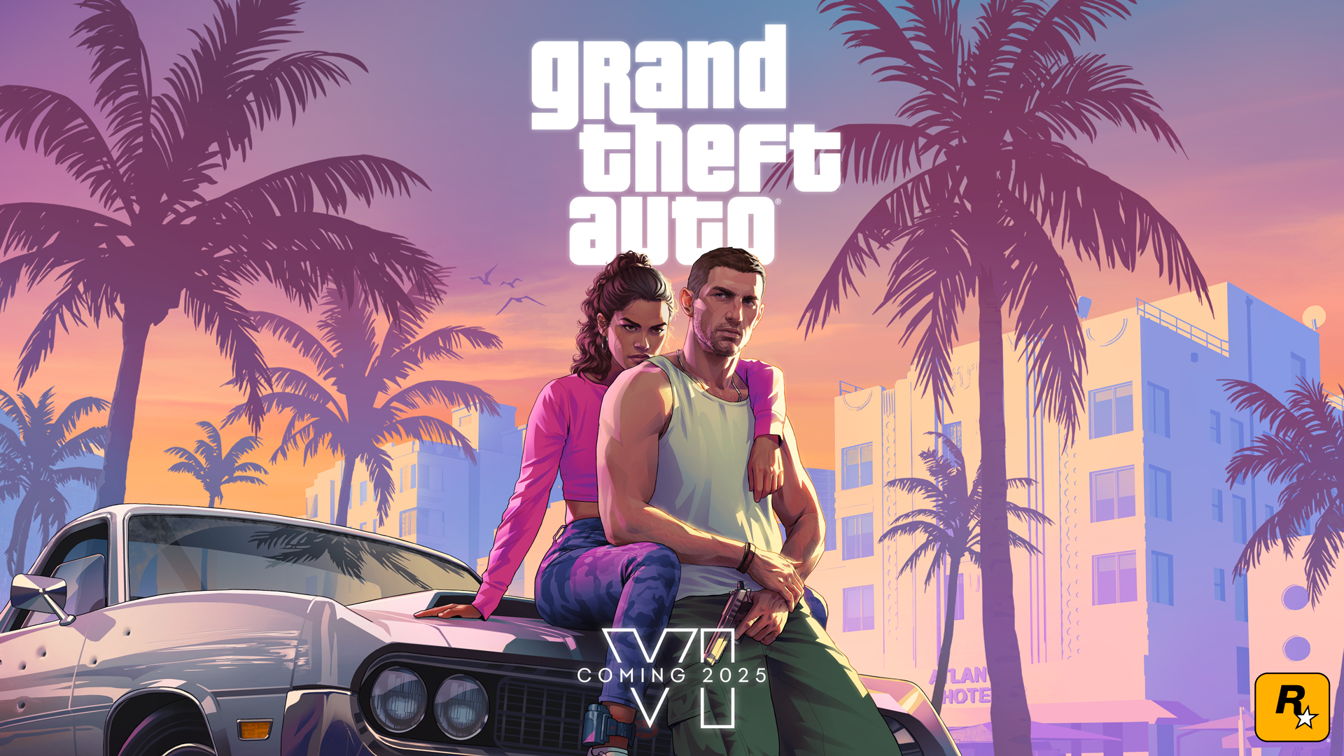 GTA 6 logo, artwork and wallpaper