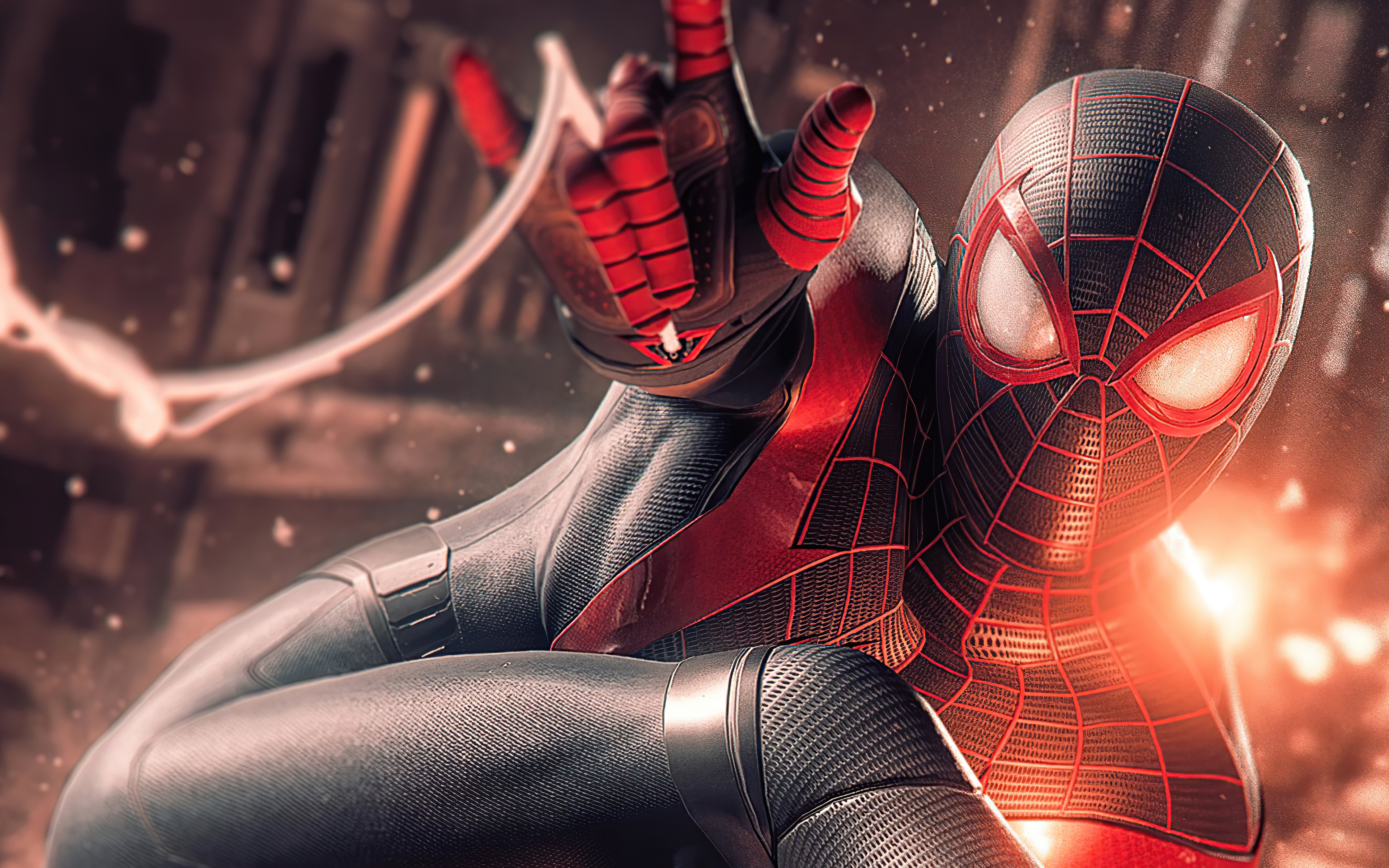 Spider Man Miles Morales Digital Art 4k 4K , HD 4k Wallpaper Image, Background, Photos and Picture