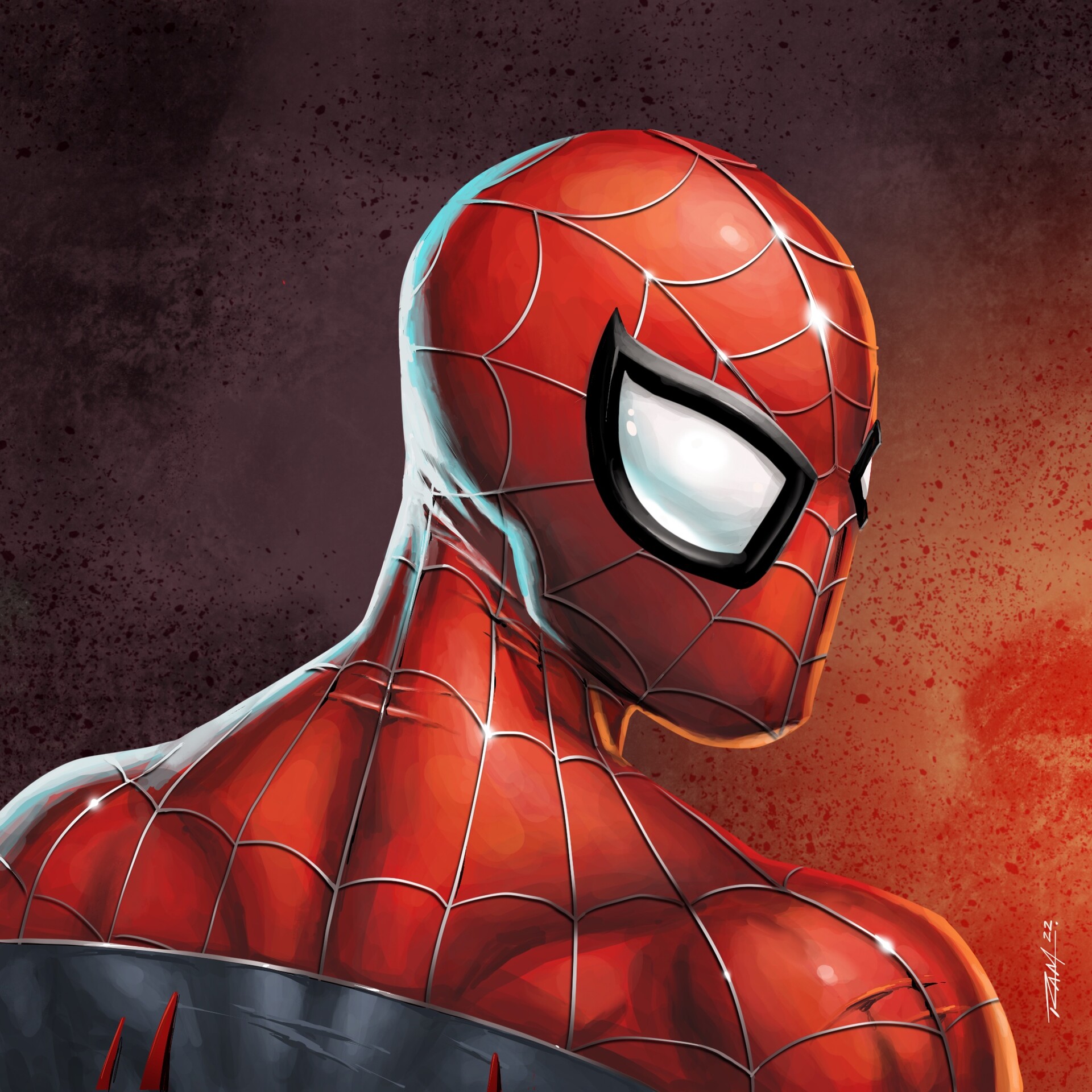 Spider Man Digital Painting