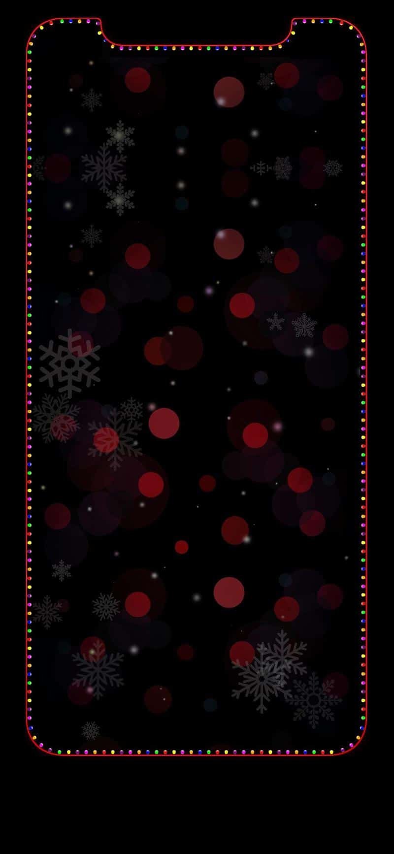 Christmas xr border Wallpaper Download