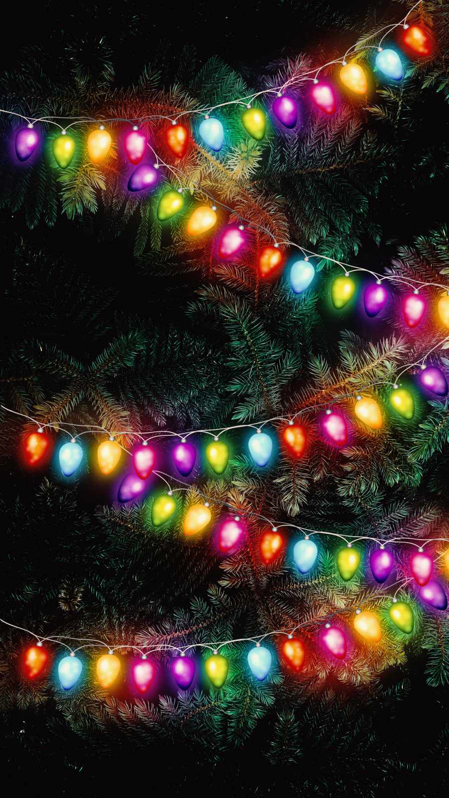 Download Free 100 + christmas light iphone Wallpaper