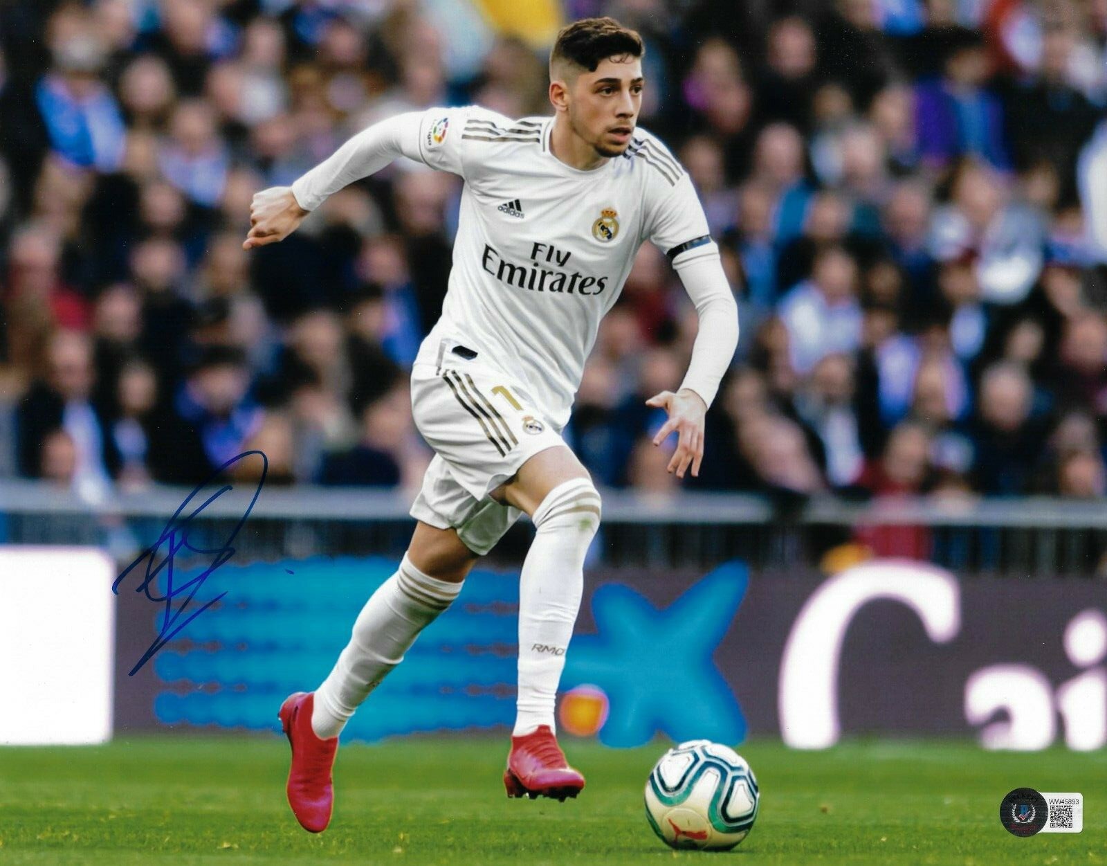 Federico Valverde Signed 8x10 Photo Real Madrid Uraguay Beckett BAS Witnessed