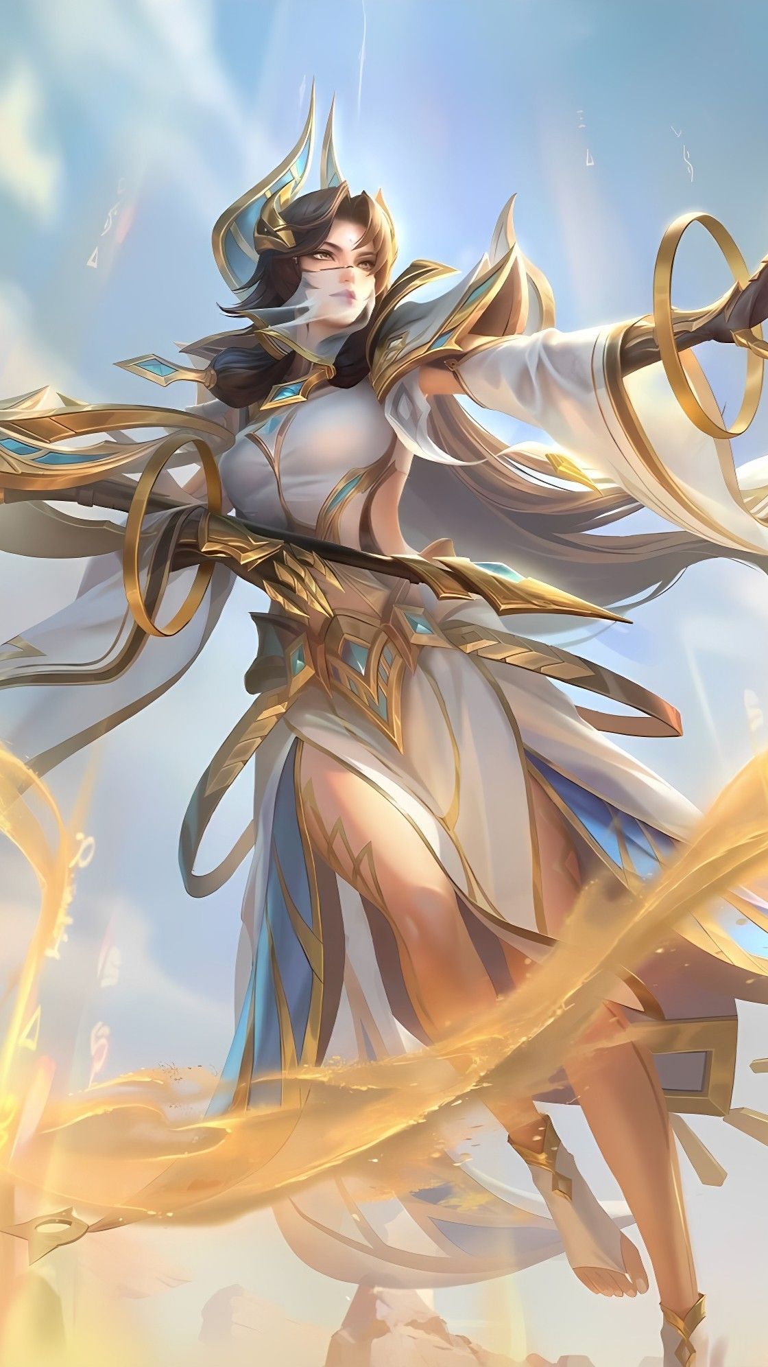Luo Yi Epic Skin [ Oracle of Sol ]. Mobile legends, Mobile legend wallpaper, Cute mobile wallpaper