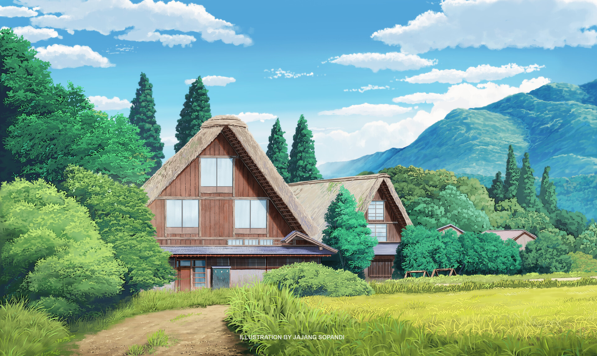 Japanese country side (anime)