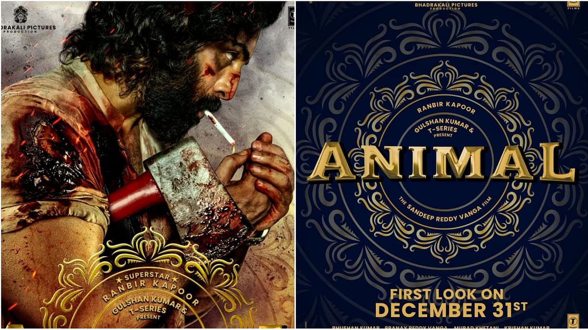 Animal' First Look: Armed With an Axe, Ranbir Kapoor Looks Rugged in the Poster