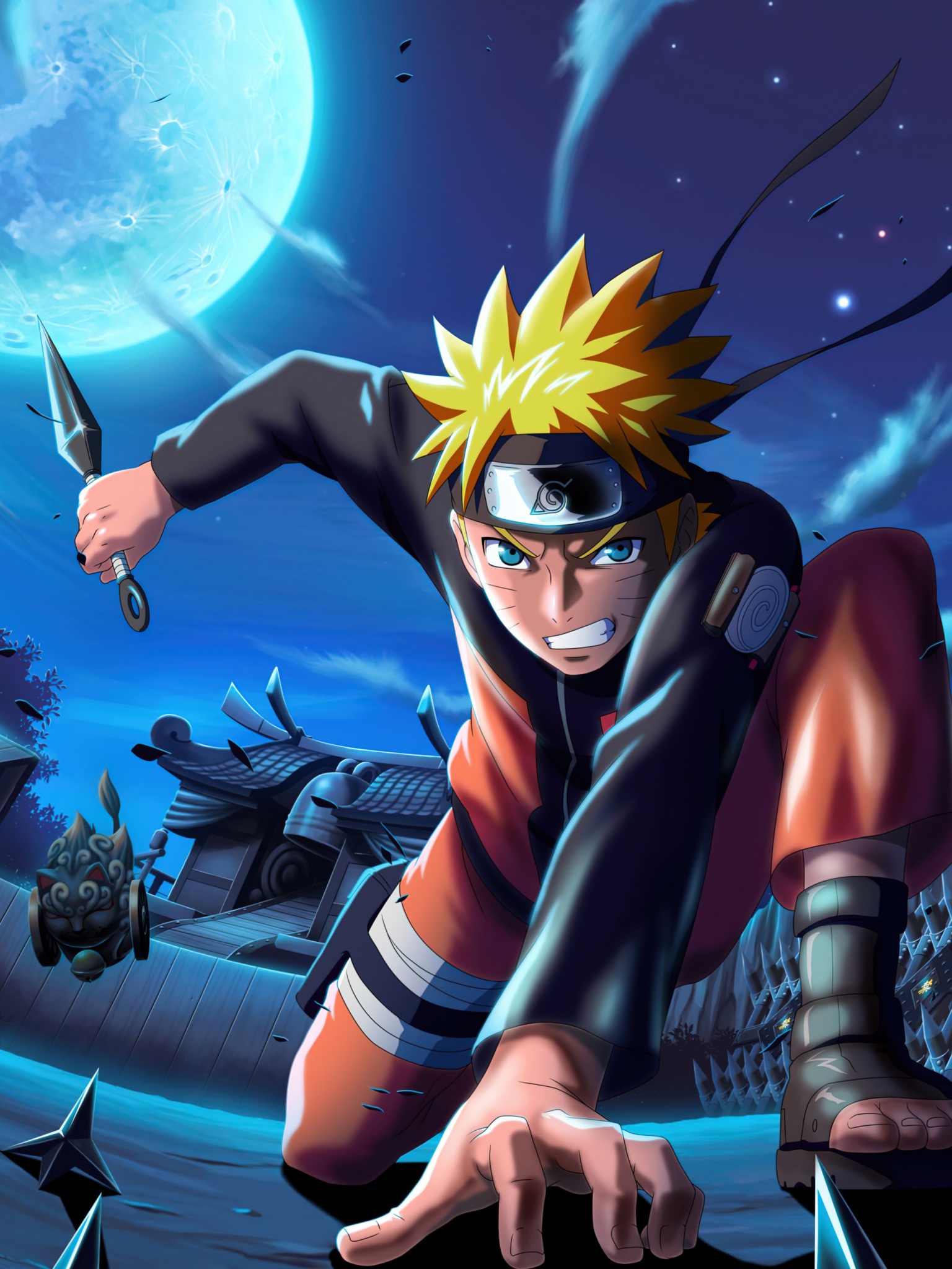 Naruto Uzumaki Wallpaper 4K, Action, Power